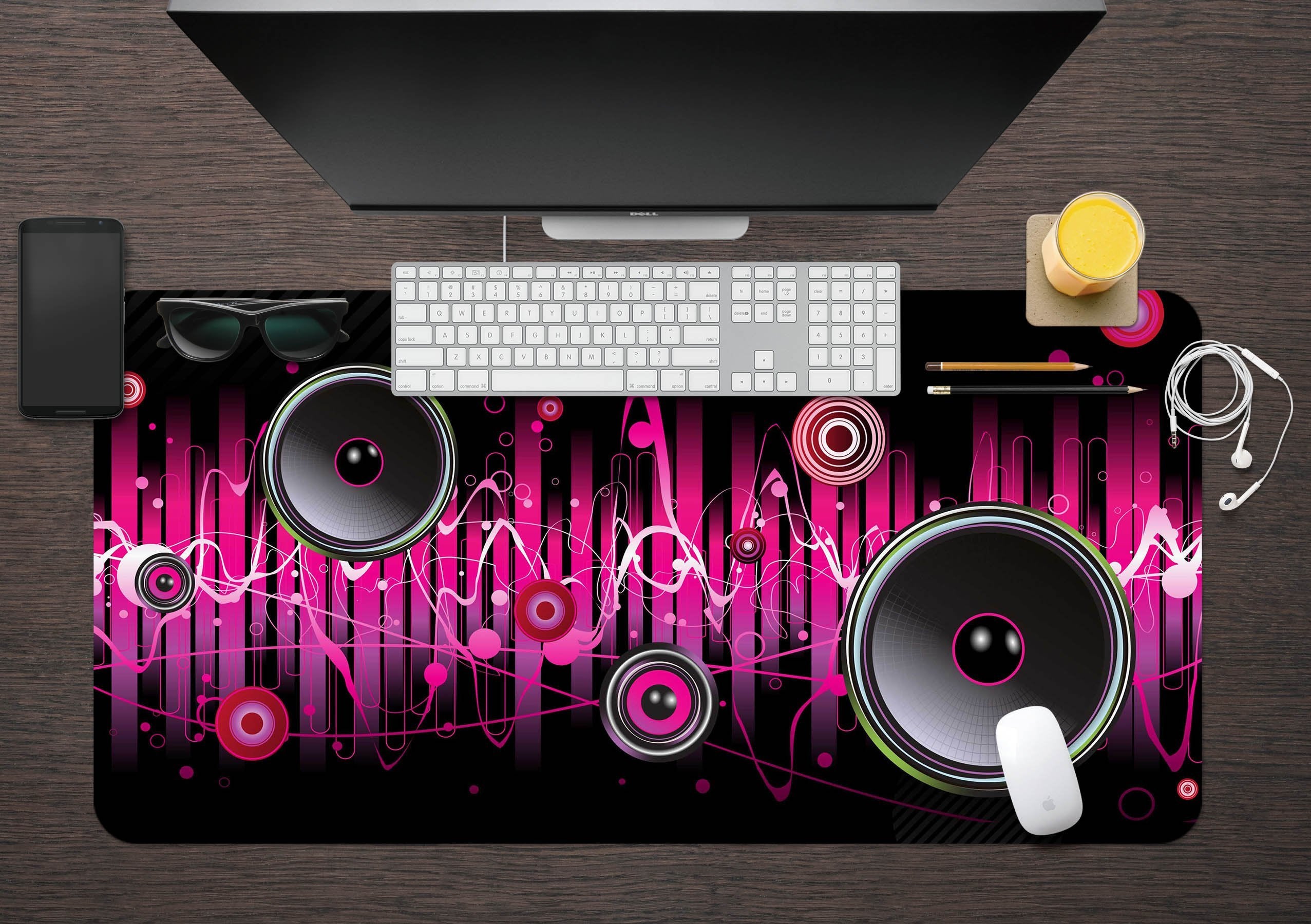 3D Vector Music 060 Desk Mat Mat AJ Creativity Home 