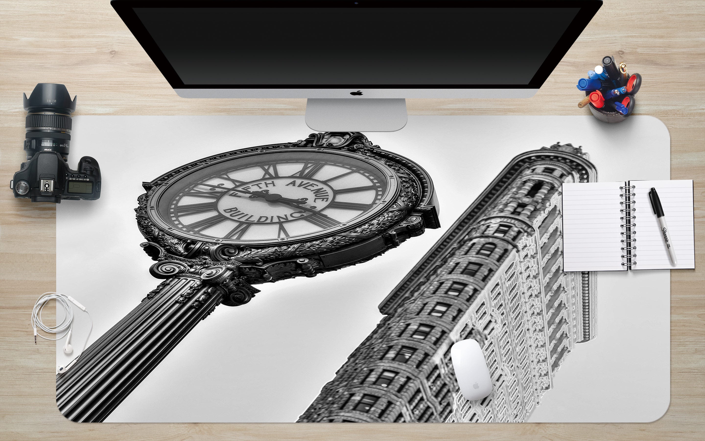 3D Building Bell 123123 Assaf Frank Desk Mat