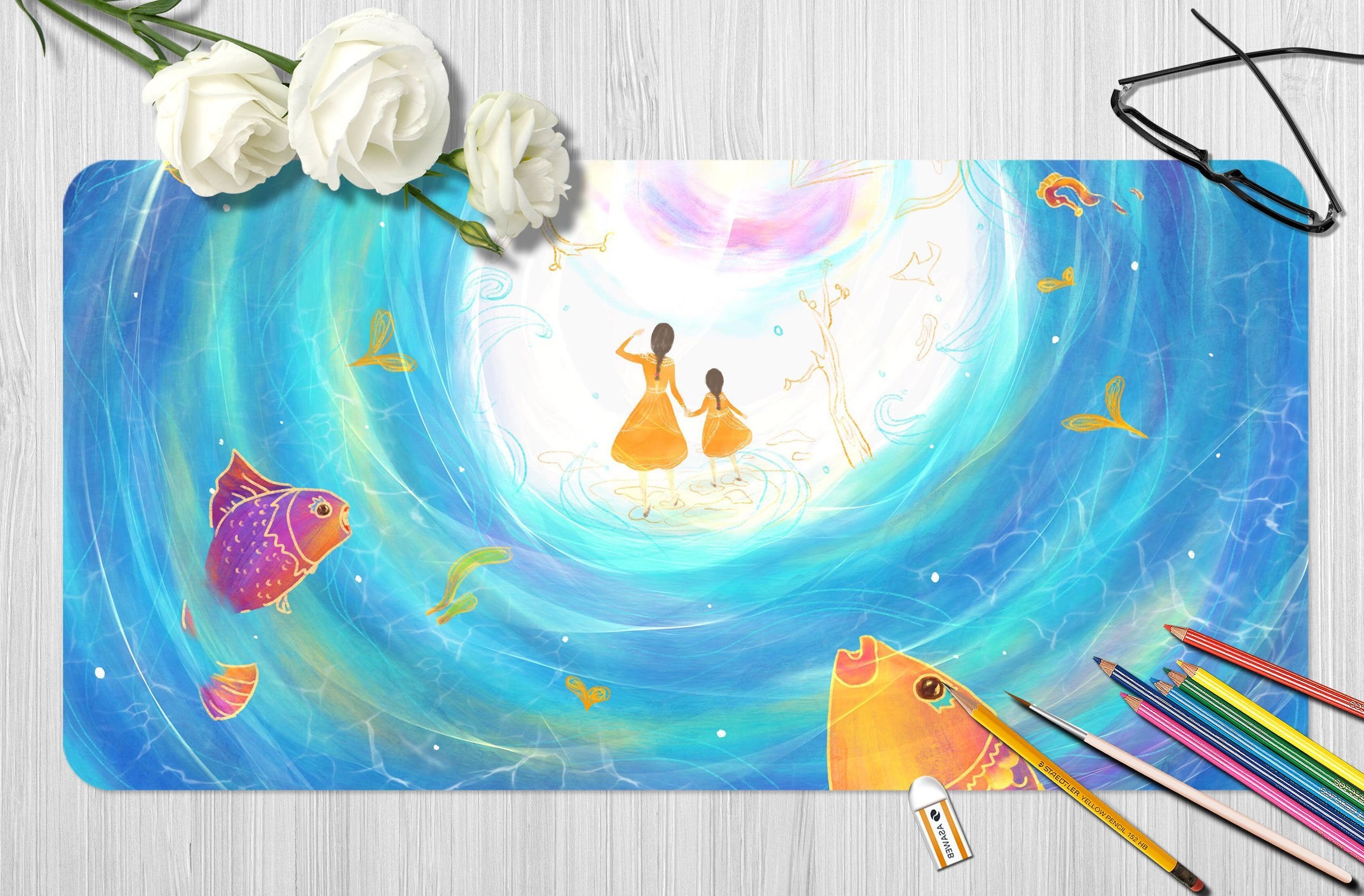 3D Painting Children 188 Desk Mat Mat AJ Creativity Home 