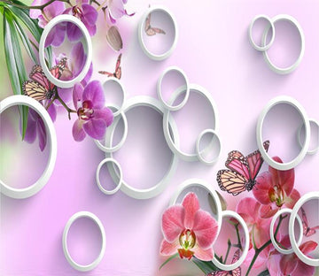 3D Flower Purple 292 Wallpaper AJ Wallpaper 