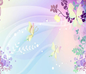 3D Fairy Butterfly Flower Wallpaper AJ Wallpaper 