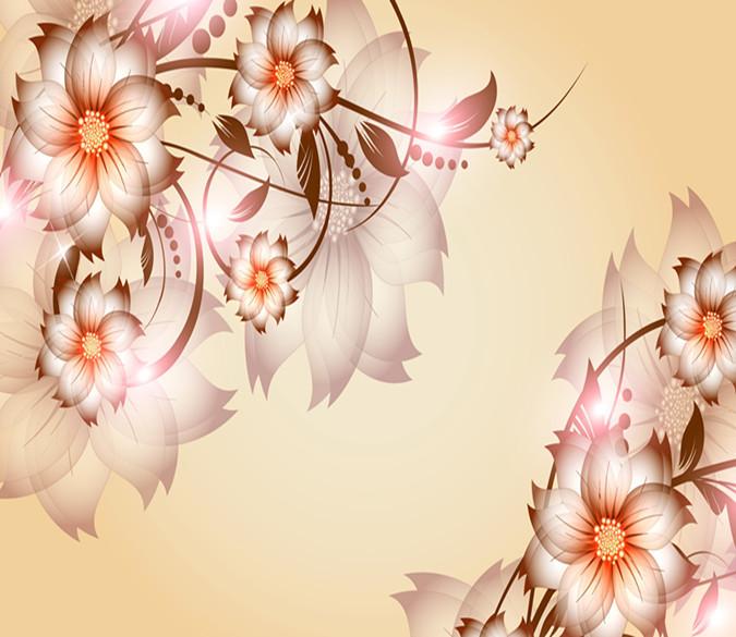 3D Branch Tulips Flower 11 Wallpaper AJ Wallpaper 