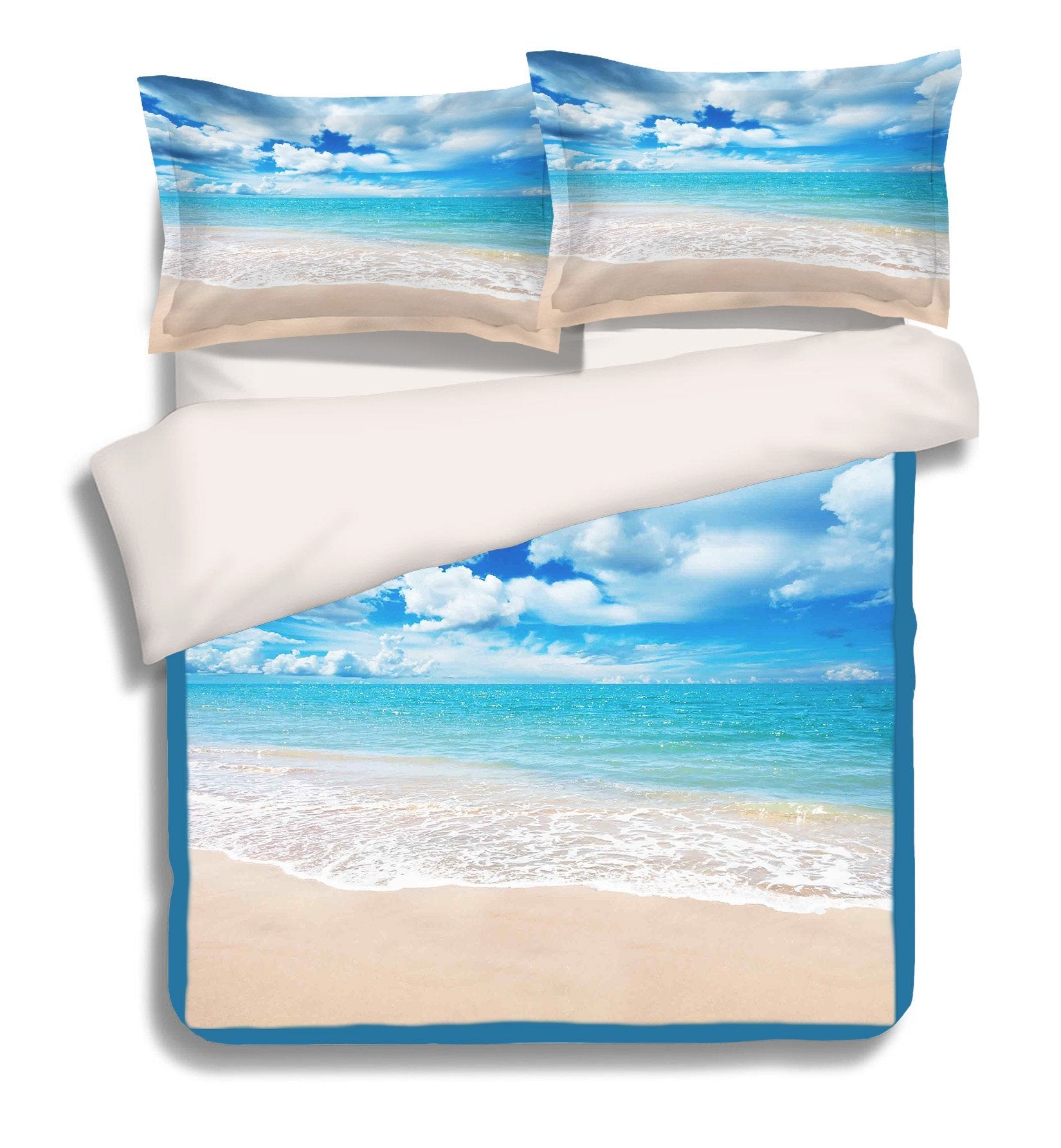 3D White Clouds 127 Bed Pillowcases Quilt Wallpaper AJ Wallpaper 