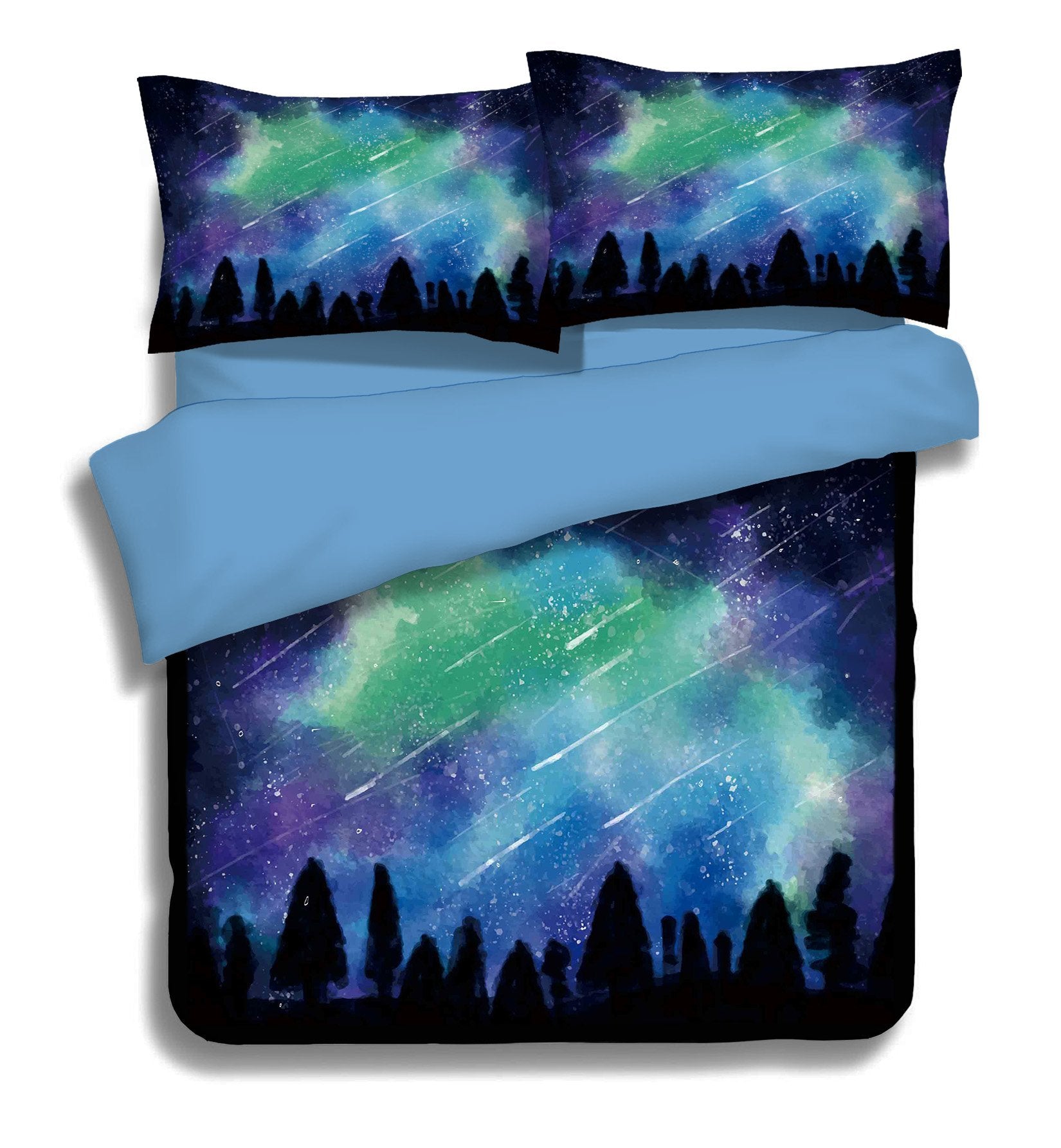 3D Meteor Wishing 099 Bed Pillowcases Quilt Wallpaper AJ Wallpaper 