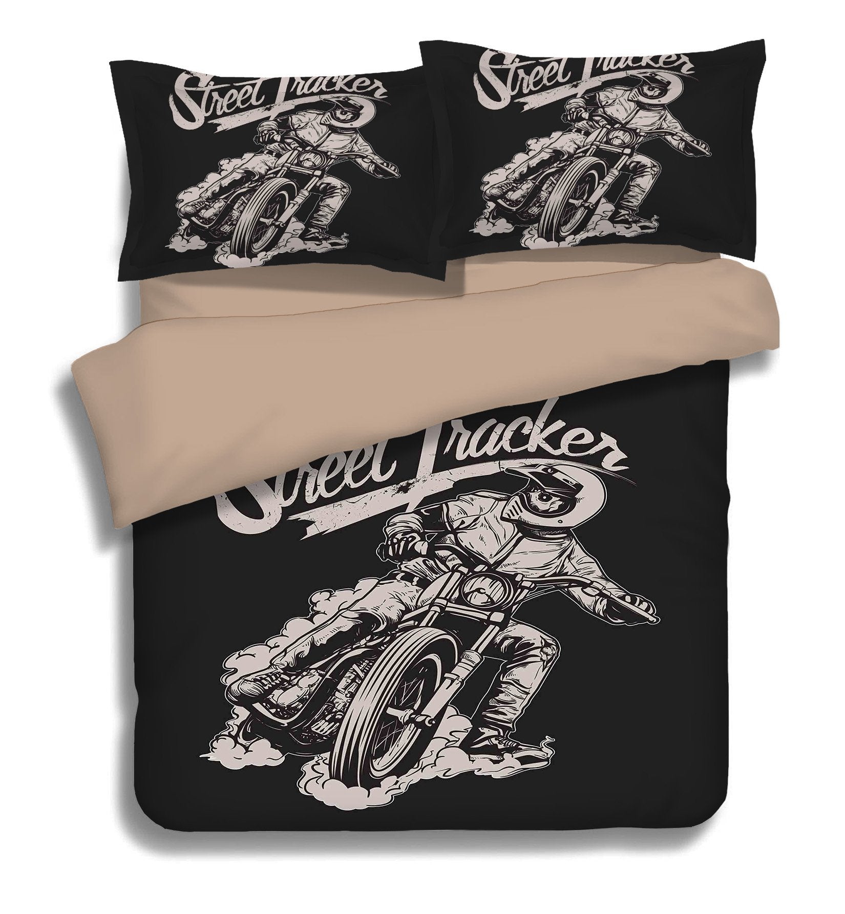 3D Riding A Motorcycle 117 Bed Pillowcases Quilt Wallpaper AJ Wallpaper 