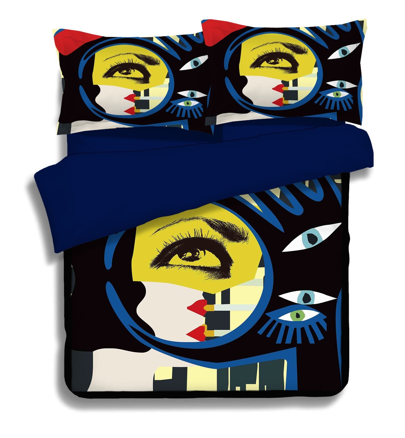 3D One Eye 094 Bed Pillowcases Quilt Wallpaper AJ Wallpaper 