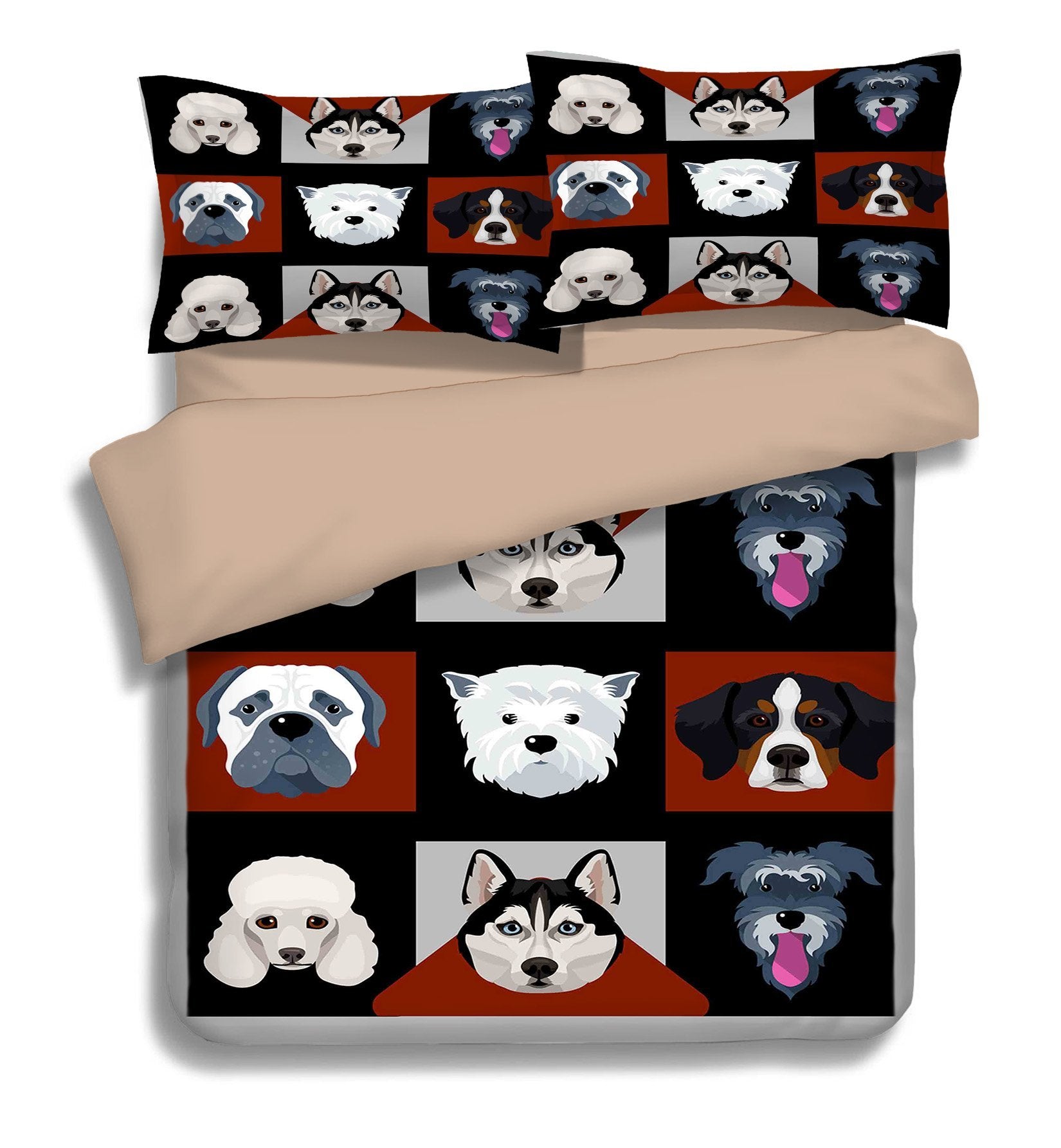 3D Animal Head 105 Bed Pillowcases Quilt Wallpaper AJ Wallpaper 