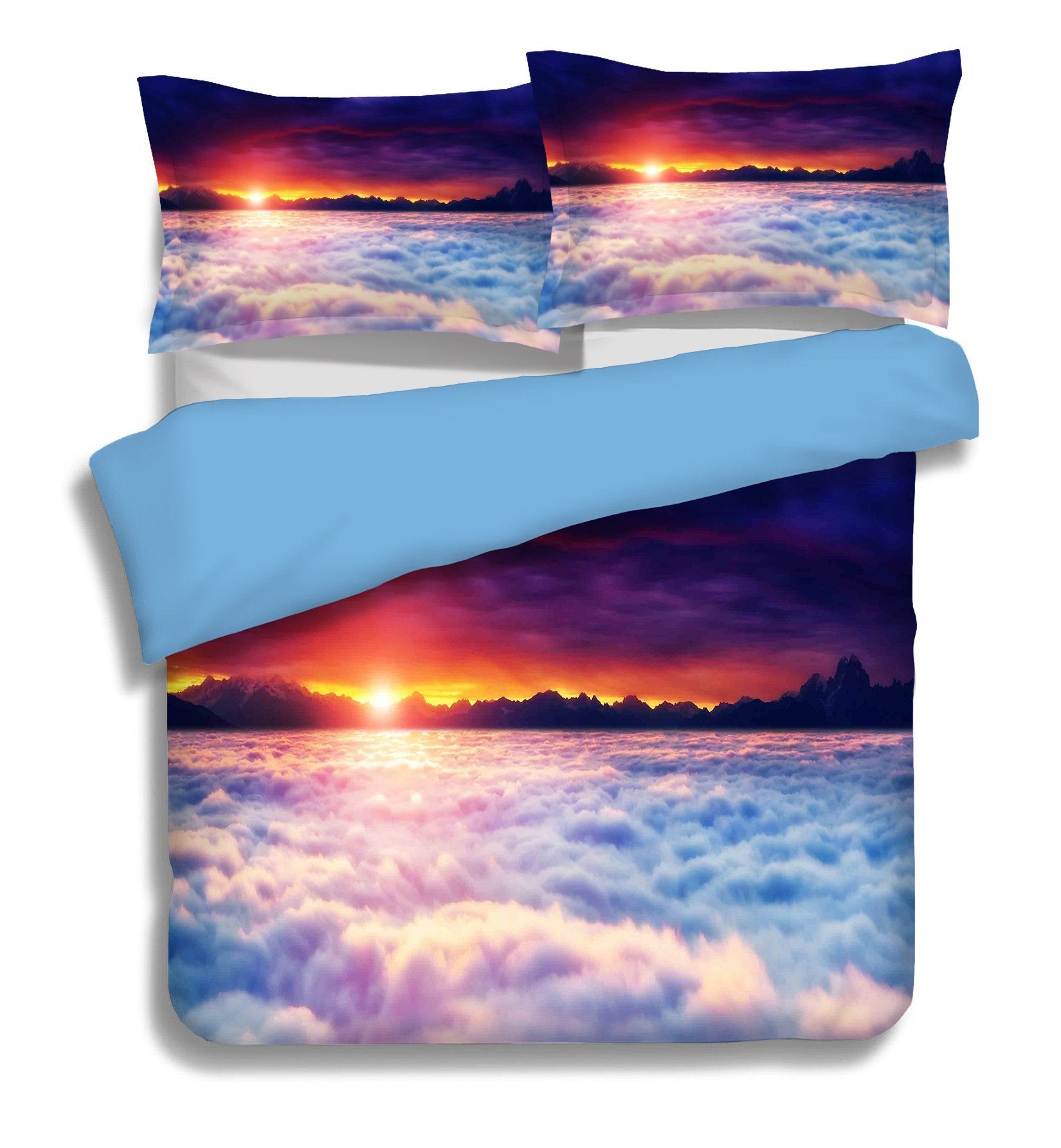 3D Sunset Sea 163 Bed Pillowcases Quilt Wallpaper AJ Wallpaper 
