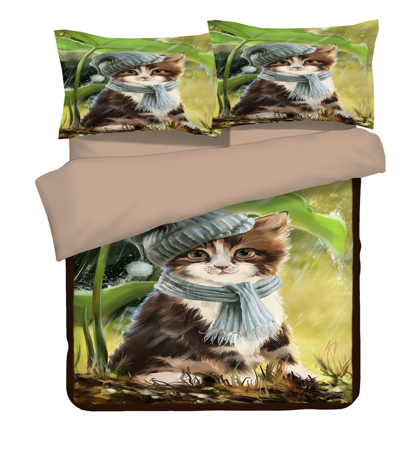 3D Dodge The Rain 086 Bed Pillowcases Quilt Wallpaper AJ Wallpaper 