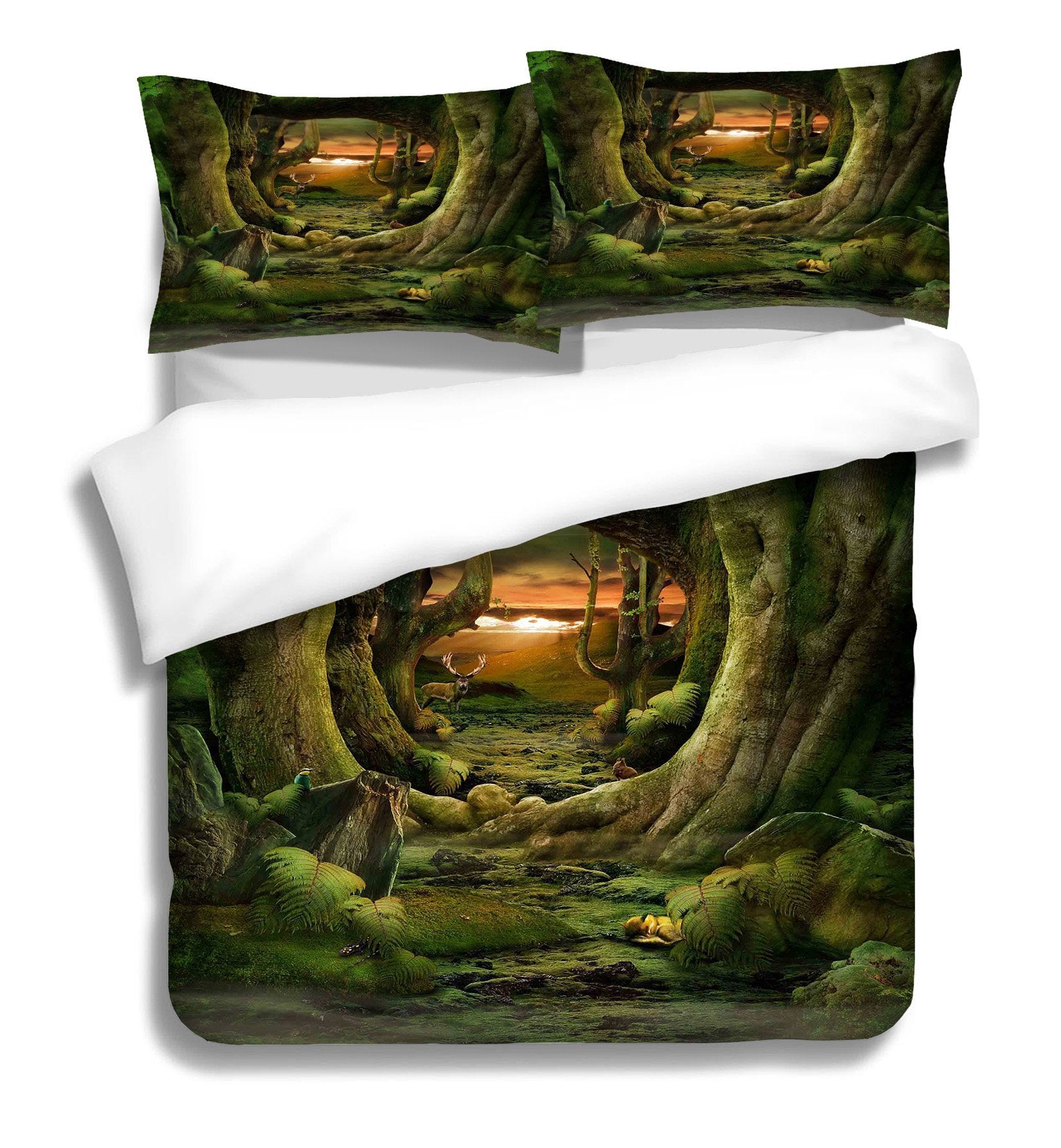 3D Tree Hole Bird 159 Bed Pillowcases Quilt Wallpaper AJ Wallpaper 