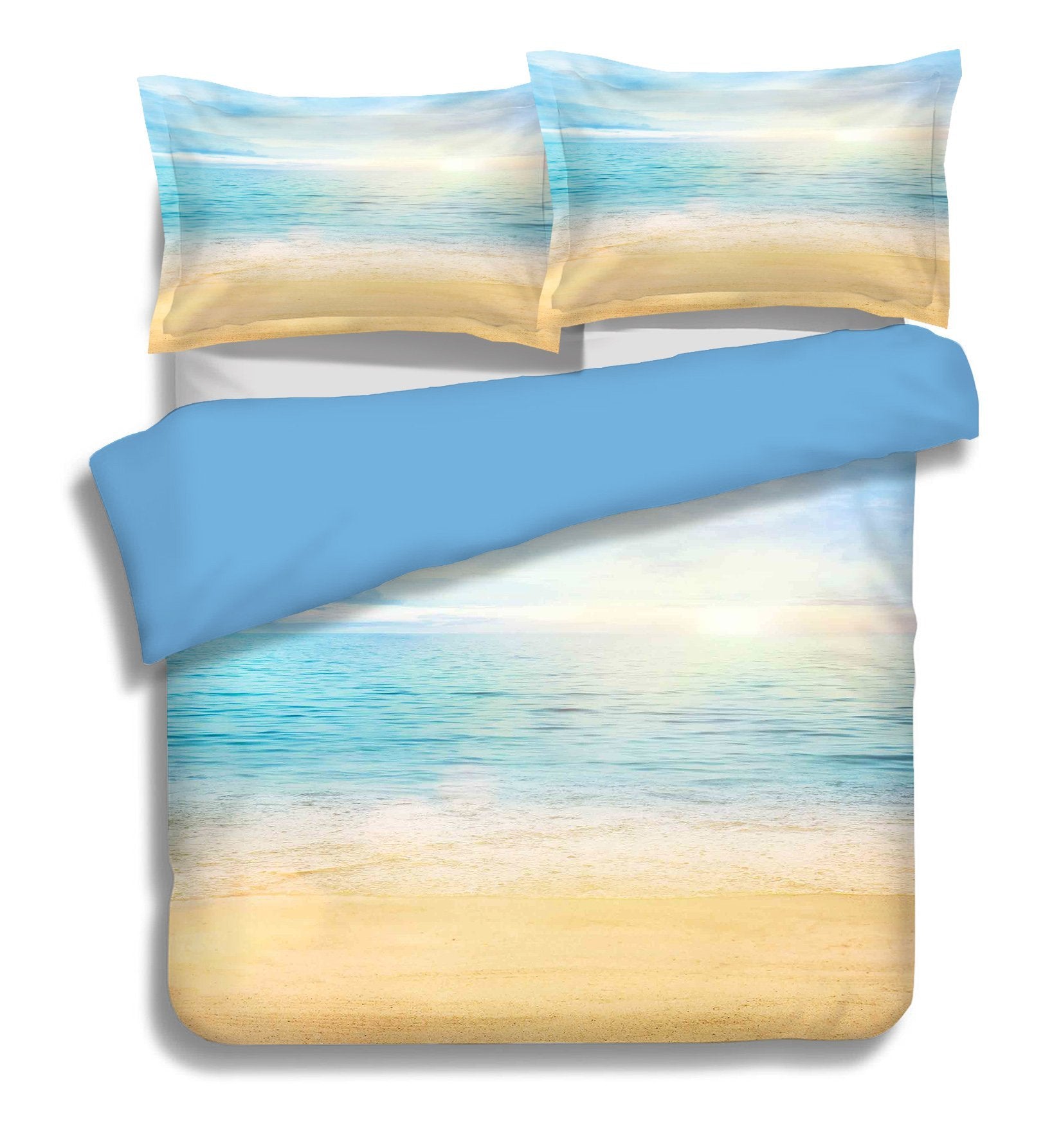 3D Sunshine Sea 020 Bed Pillowcases Quilt Wallpaper AJ Wallpaper 