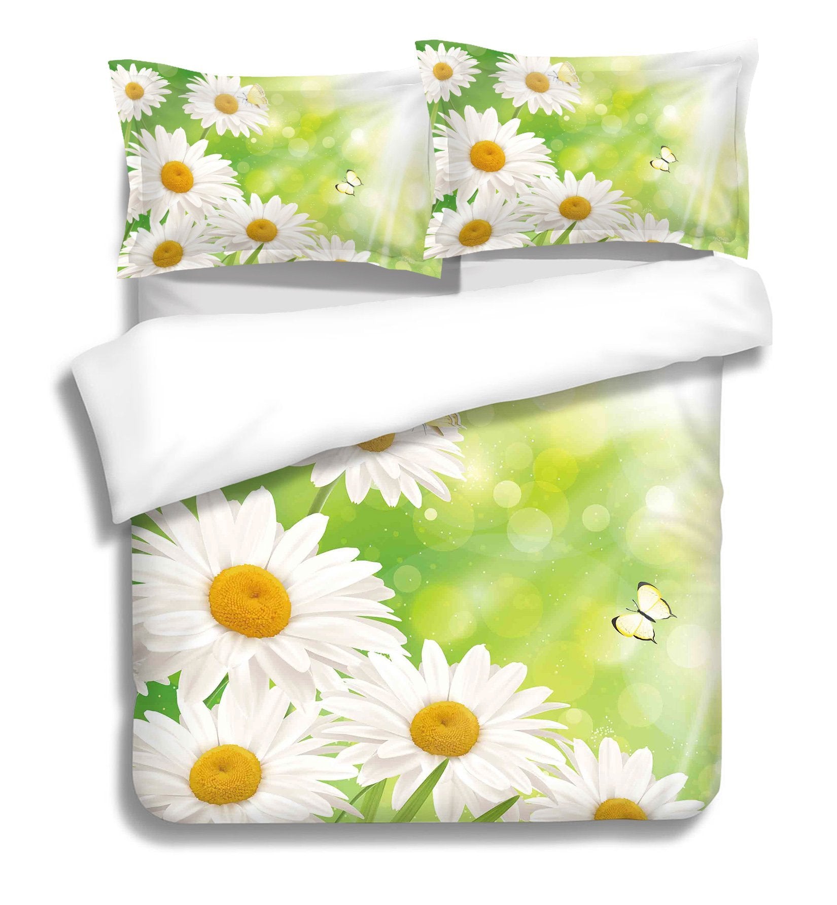 3D Sunlight Chrysanthemum 193 Bed Pillowcases Quilt Wallpaper AJ Wallpaper 