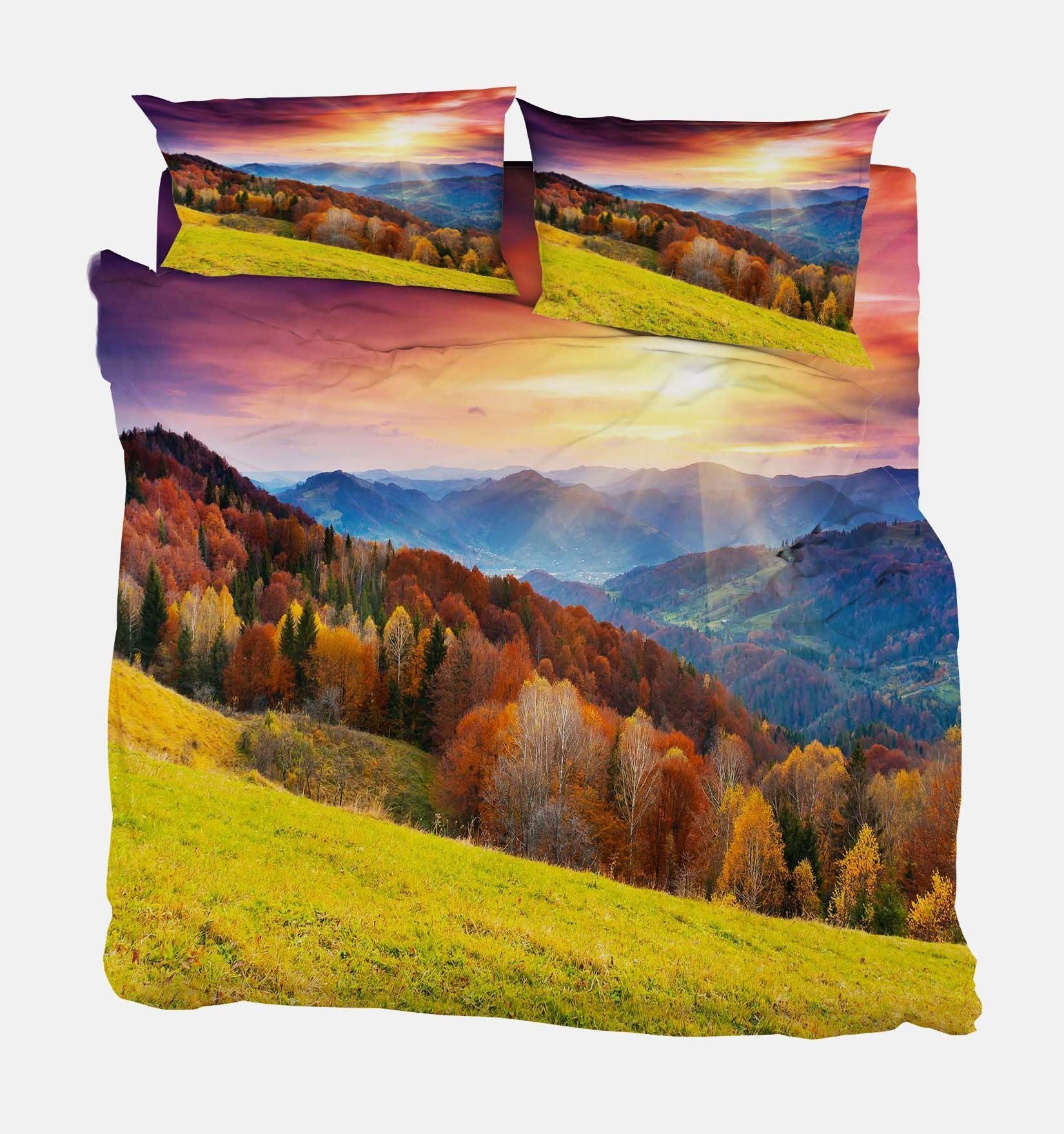 3D Natural Scenery 87 Bed Pillowcases Quilt Wallpaper AJ Wallpaper 