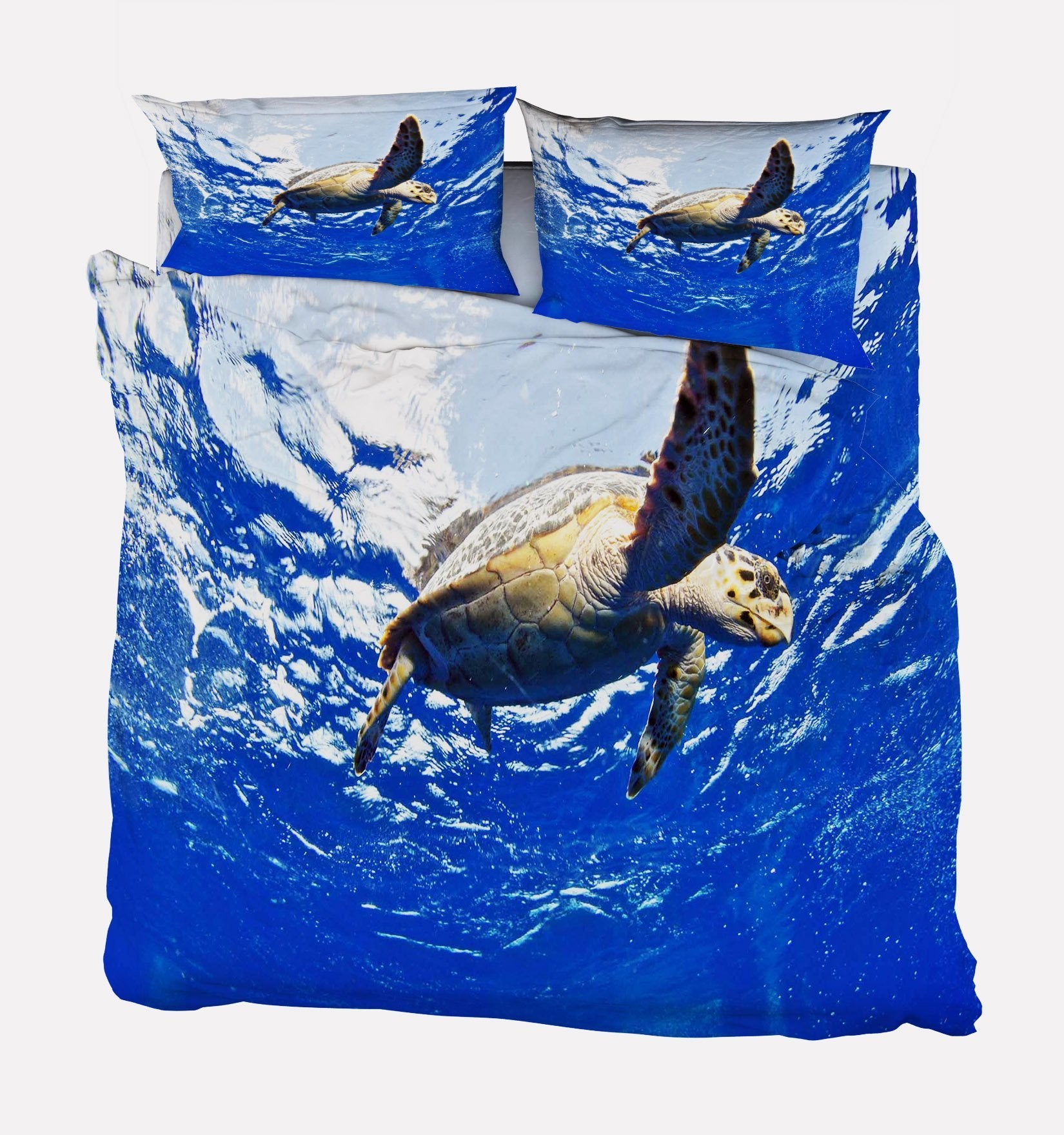 3D Ocean Turtle 75 Bed Pillowcases Quilt Wallpaper AJ Wallpaper 
