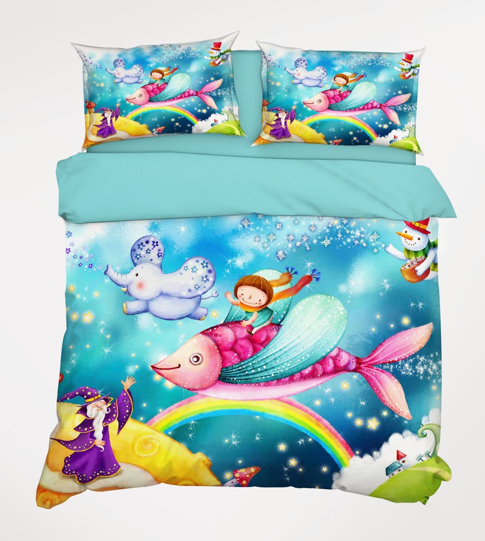3D Magic Dreamland 335 Bed Pillowcases Quilt Wallpaper AJ Wallpaper 