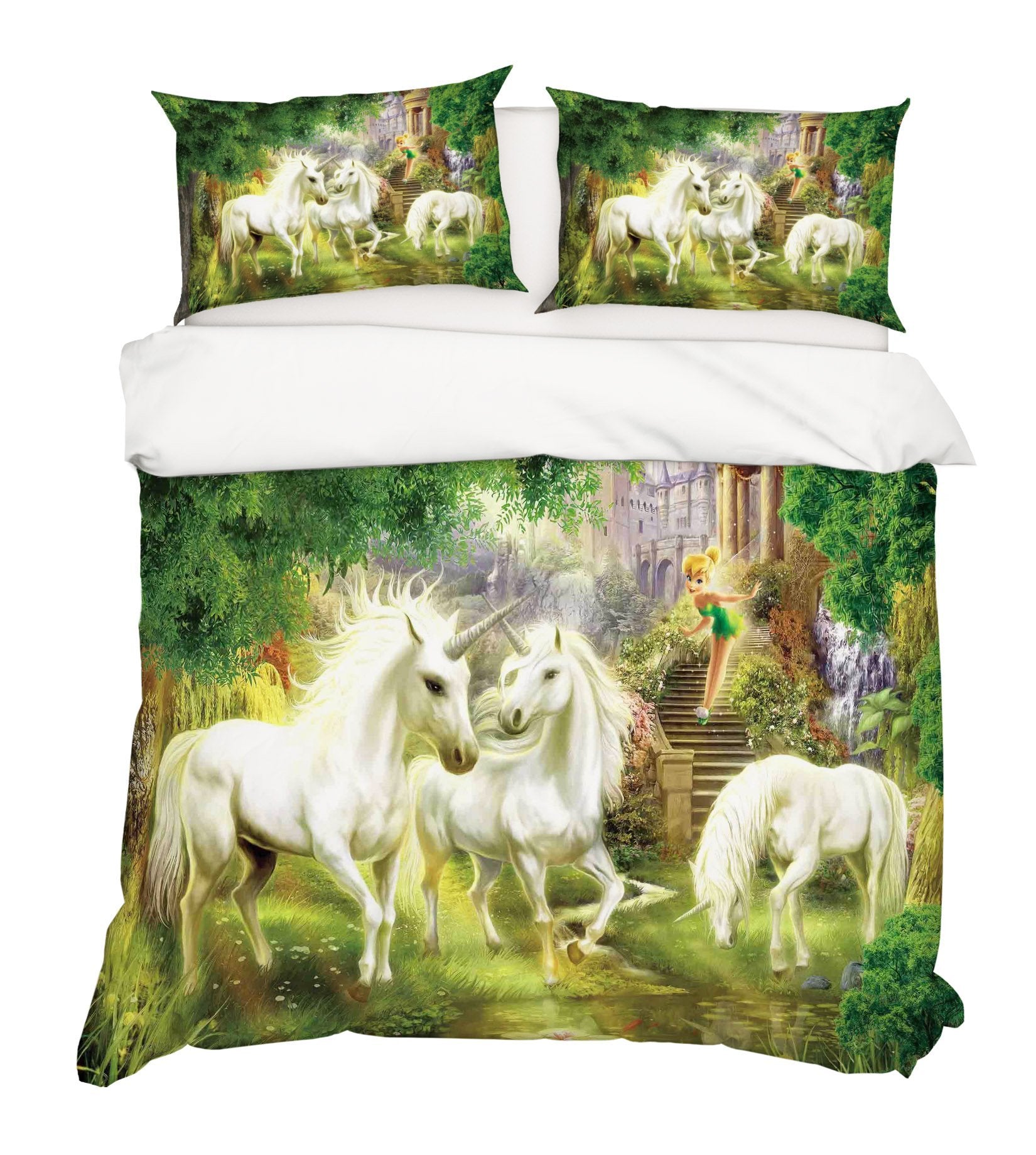 3D Wood Unicorn 196 Bed Pillowcases Quilt Wallpaper AJ Wallpaper 