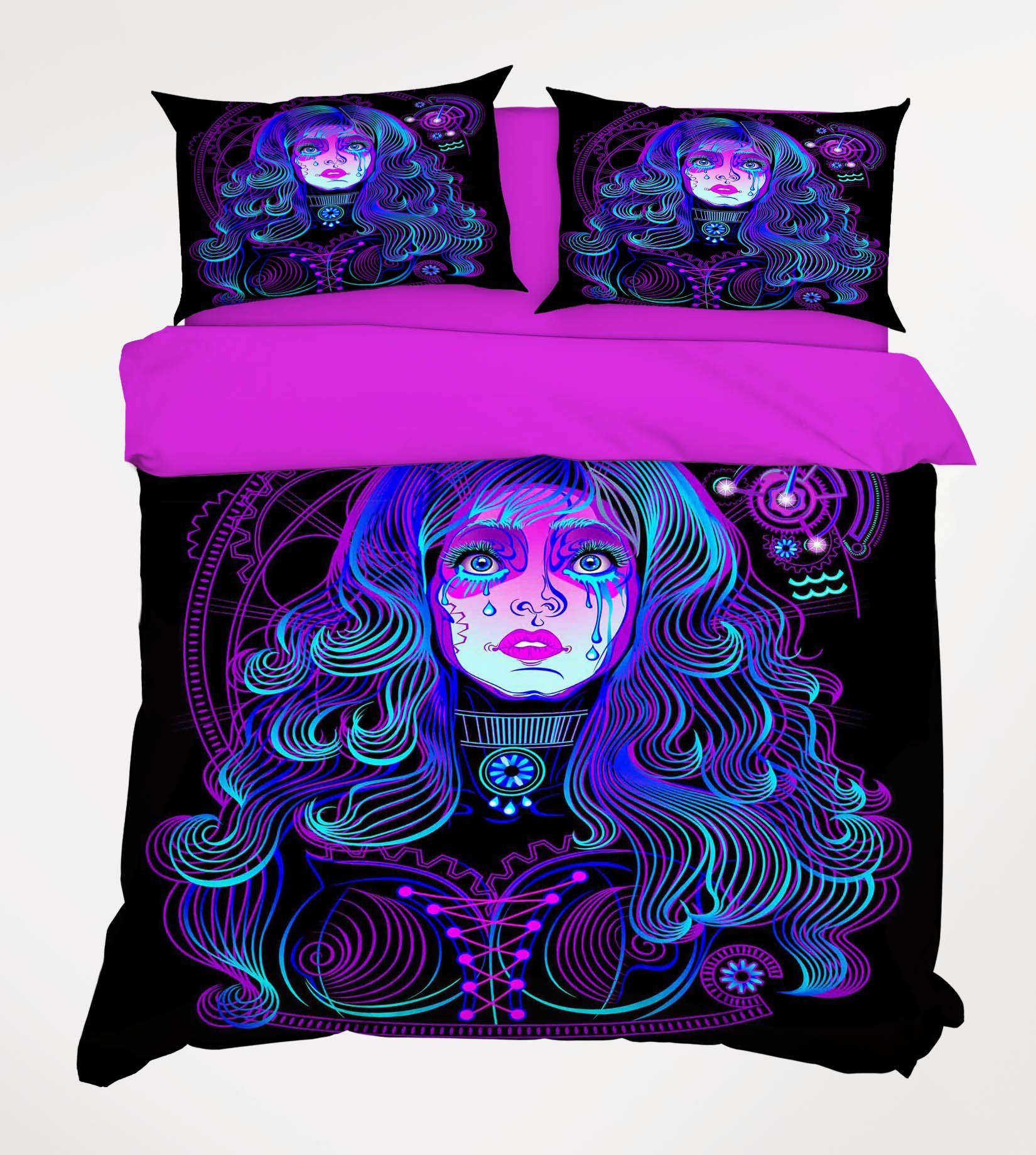 3D Virgo 307 Bed Pillowcases Quilt Wallpaper AJ Wallpaper 
