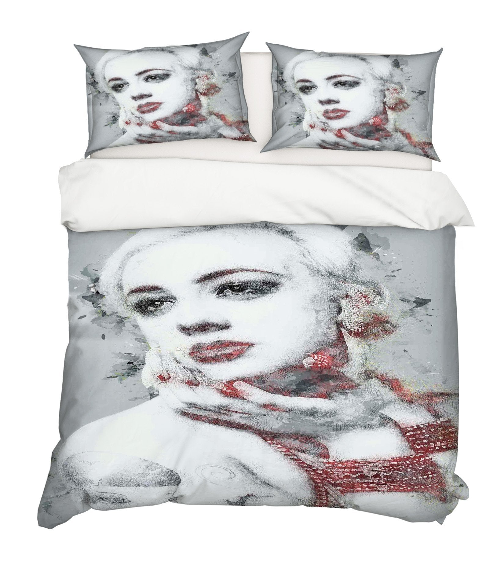 3D Beautiful Shape 100 Bed Pillowcases Quilt Wallpaper AJ Wallpaper 