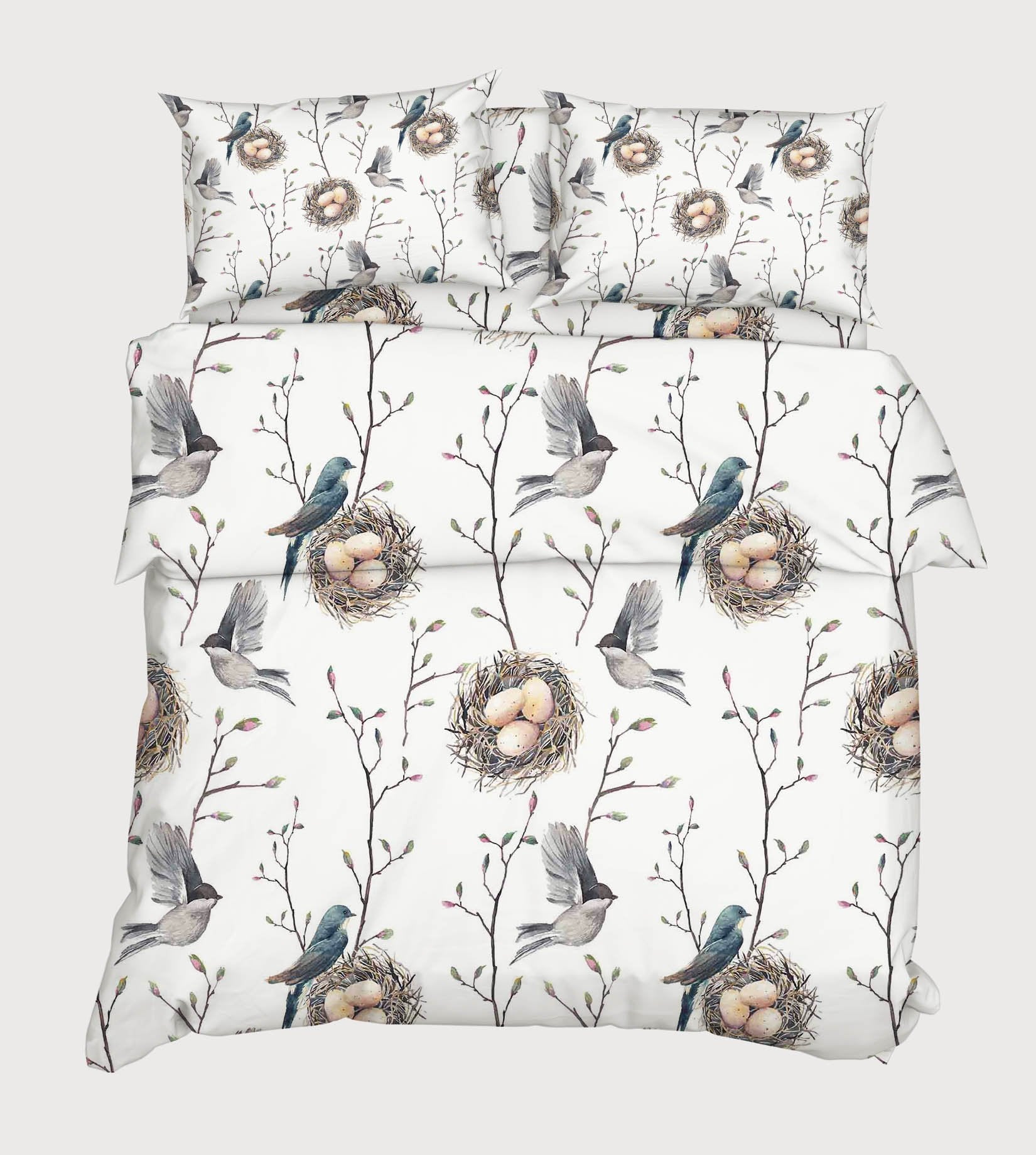3D Birds Nest Eggs 65 Bed Pillowcases Quilt Wallpaper AJ Wallpaper 