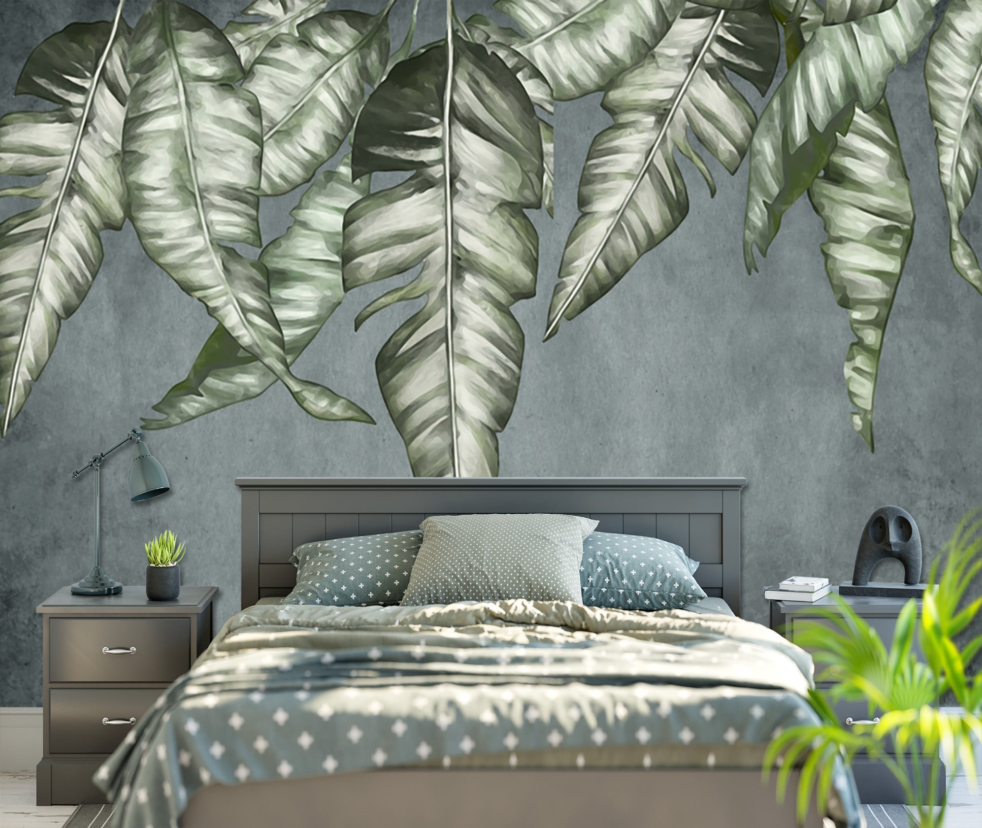 3D Graffiti Leaf 1513 Wall Murals