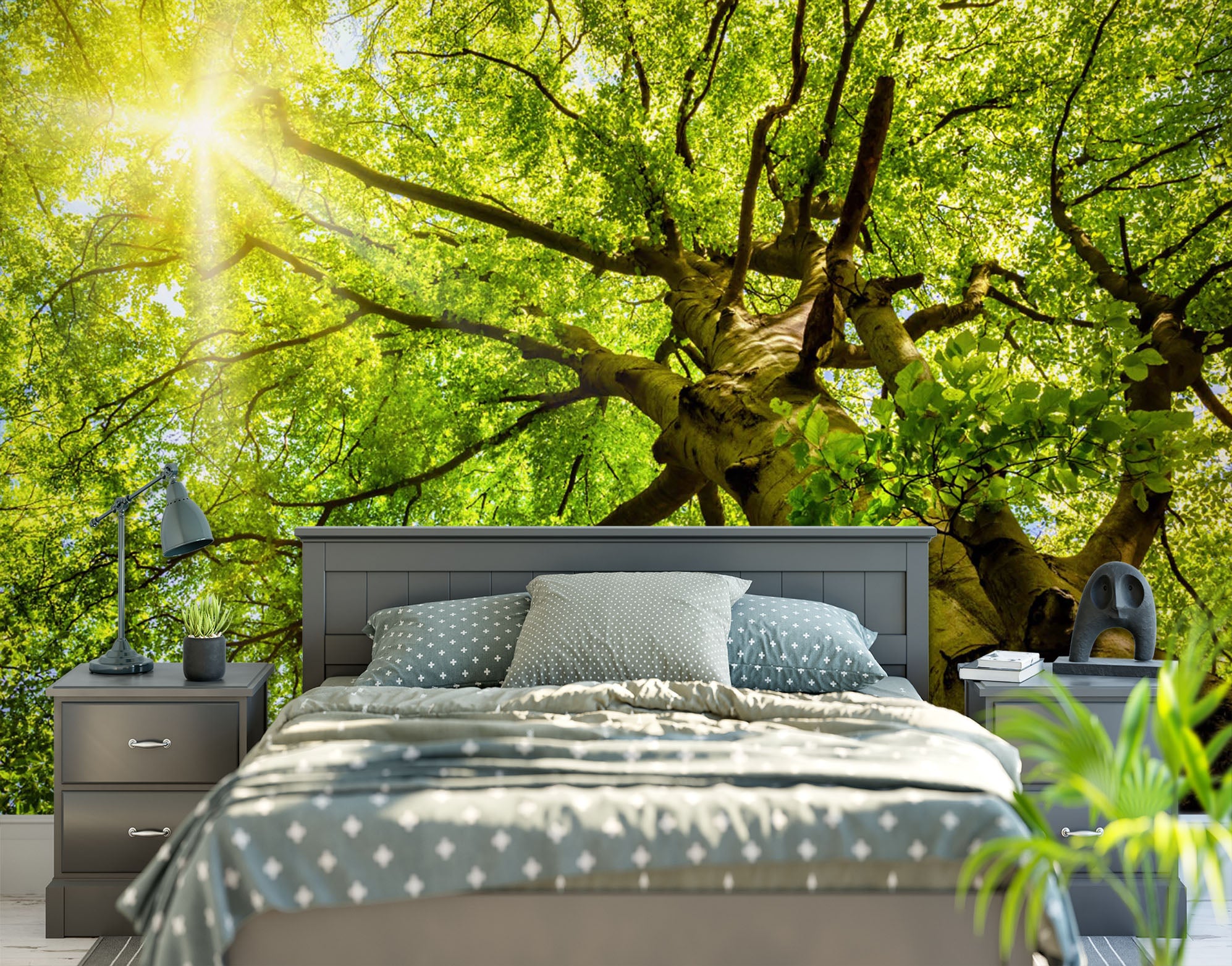 3D Sunny Forest 1658 Wall Murals