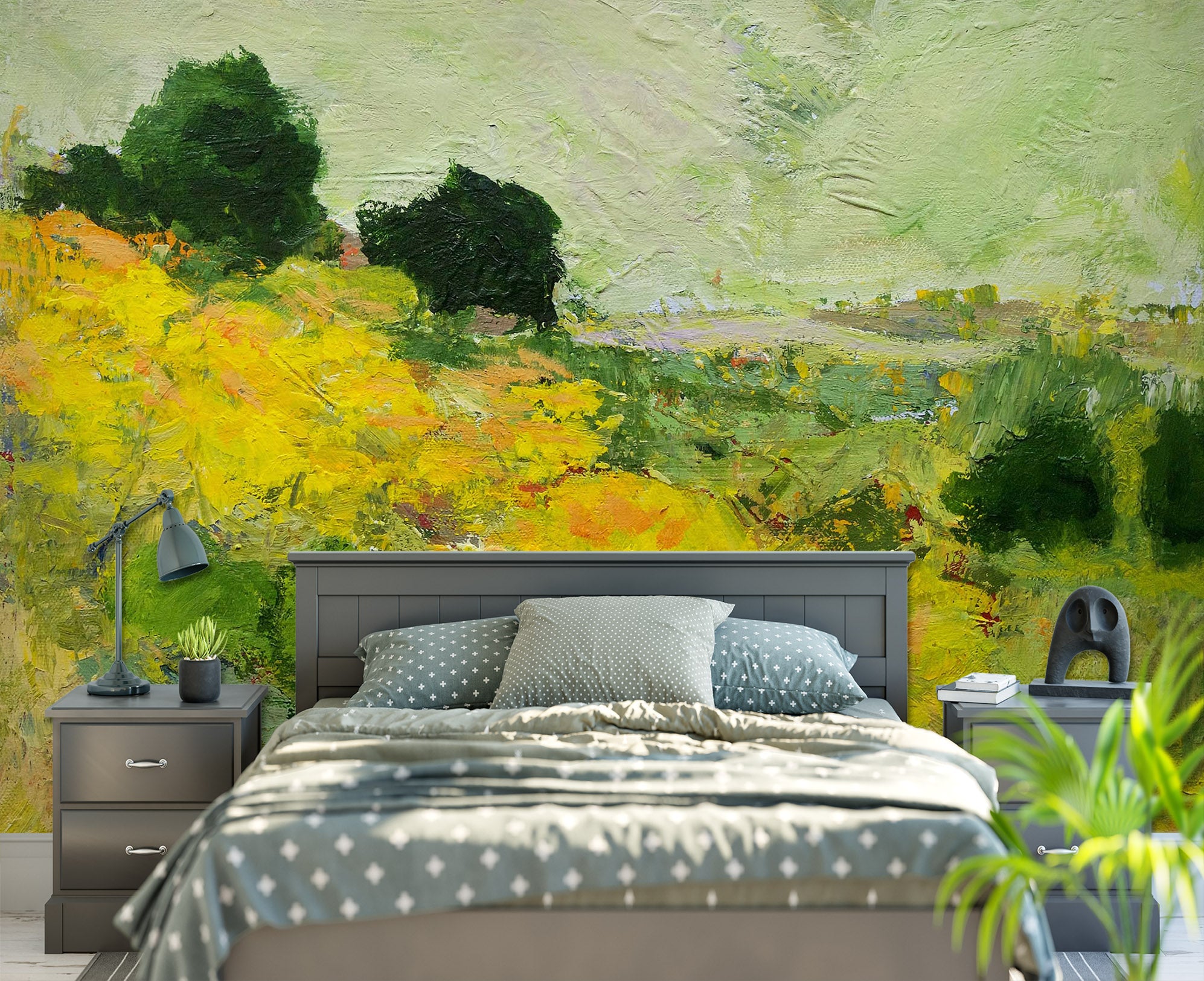 3D Golden Field 220 Allan P. Friedlander Wall Mural Wall Murals