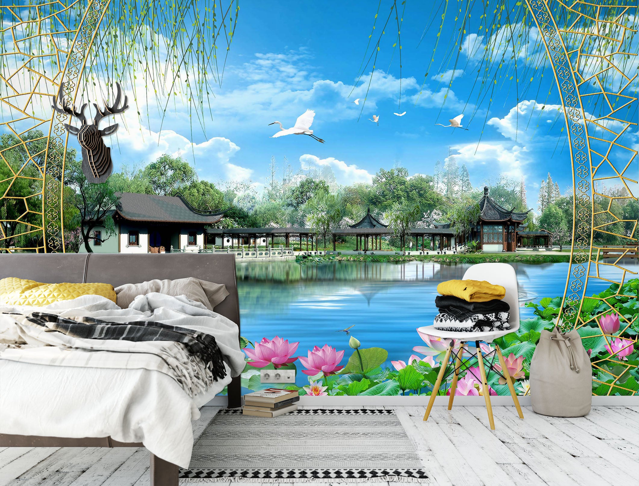 3D Spring Park 1623 Wall Murals