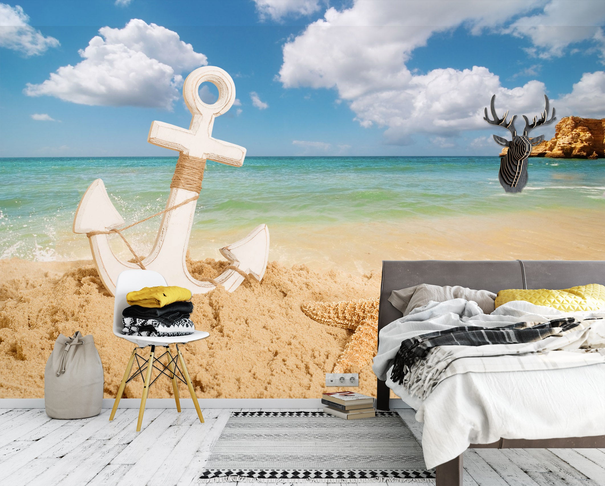 3D Sandy Beach 1723 Wall Murals