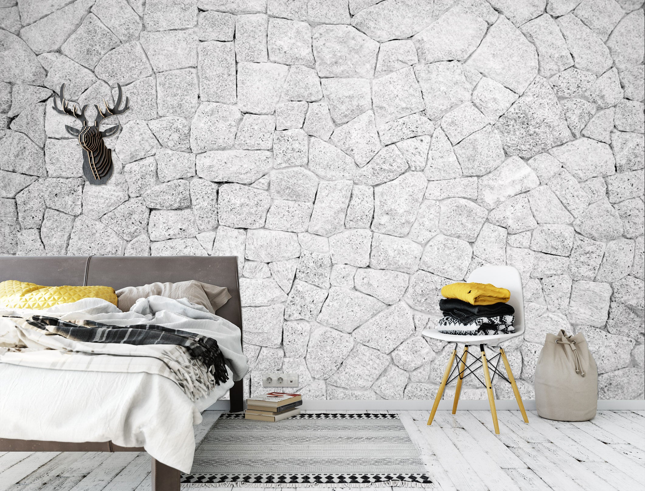 3D Stone Wall 1654 Wall Murals