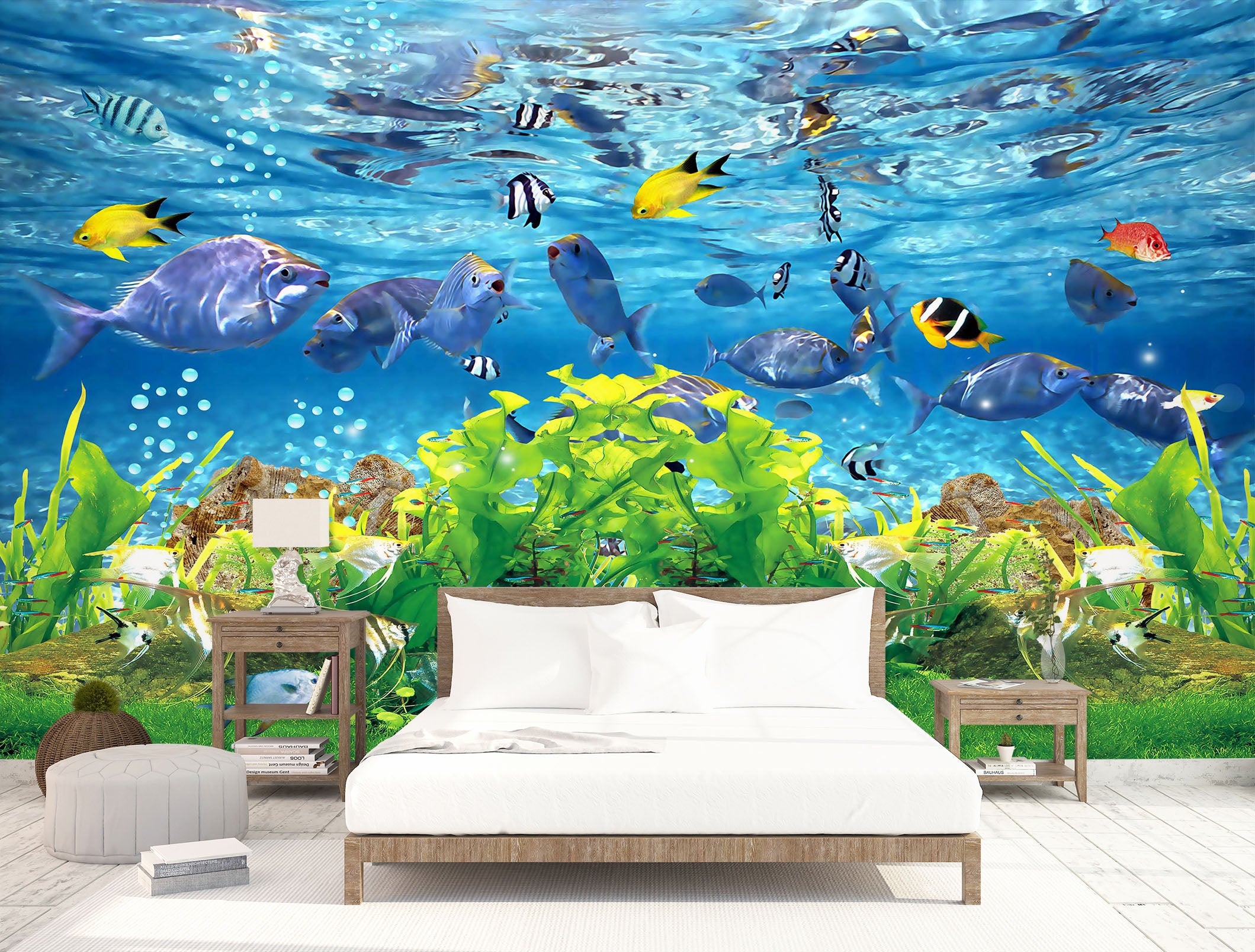 3D Underwater Games 1624 Wall Murals