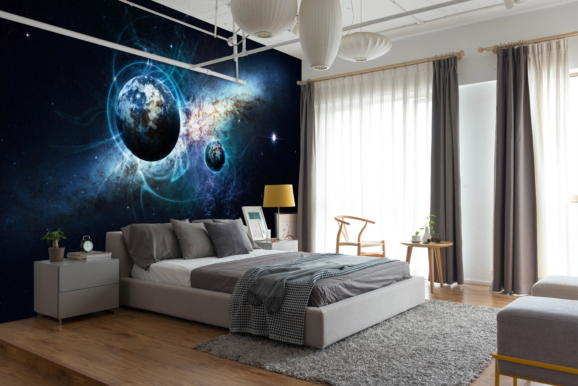 3D Planet Space 1744 Wall Murals