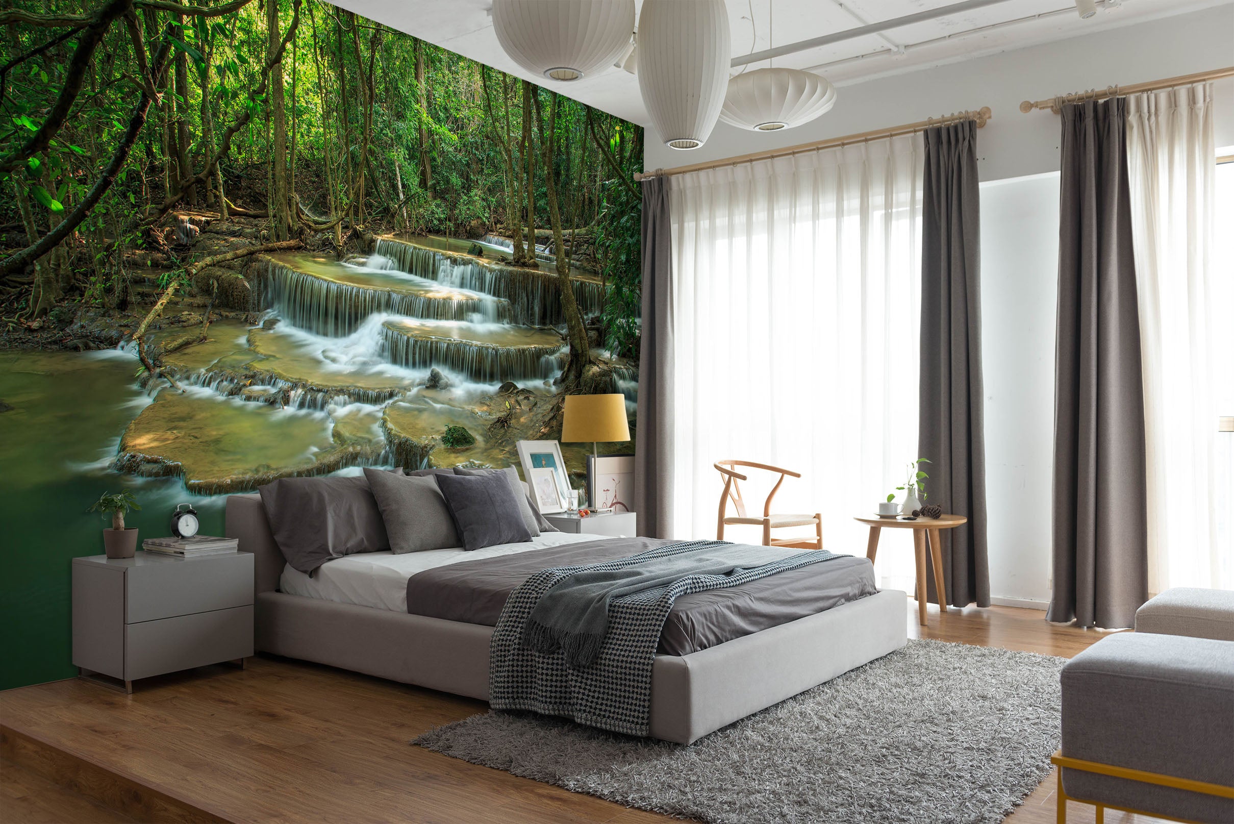 3D Stone Creek Water 57223 Wall Murals