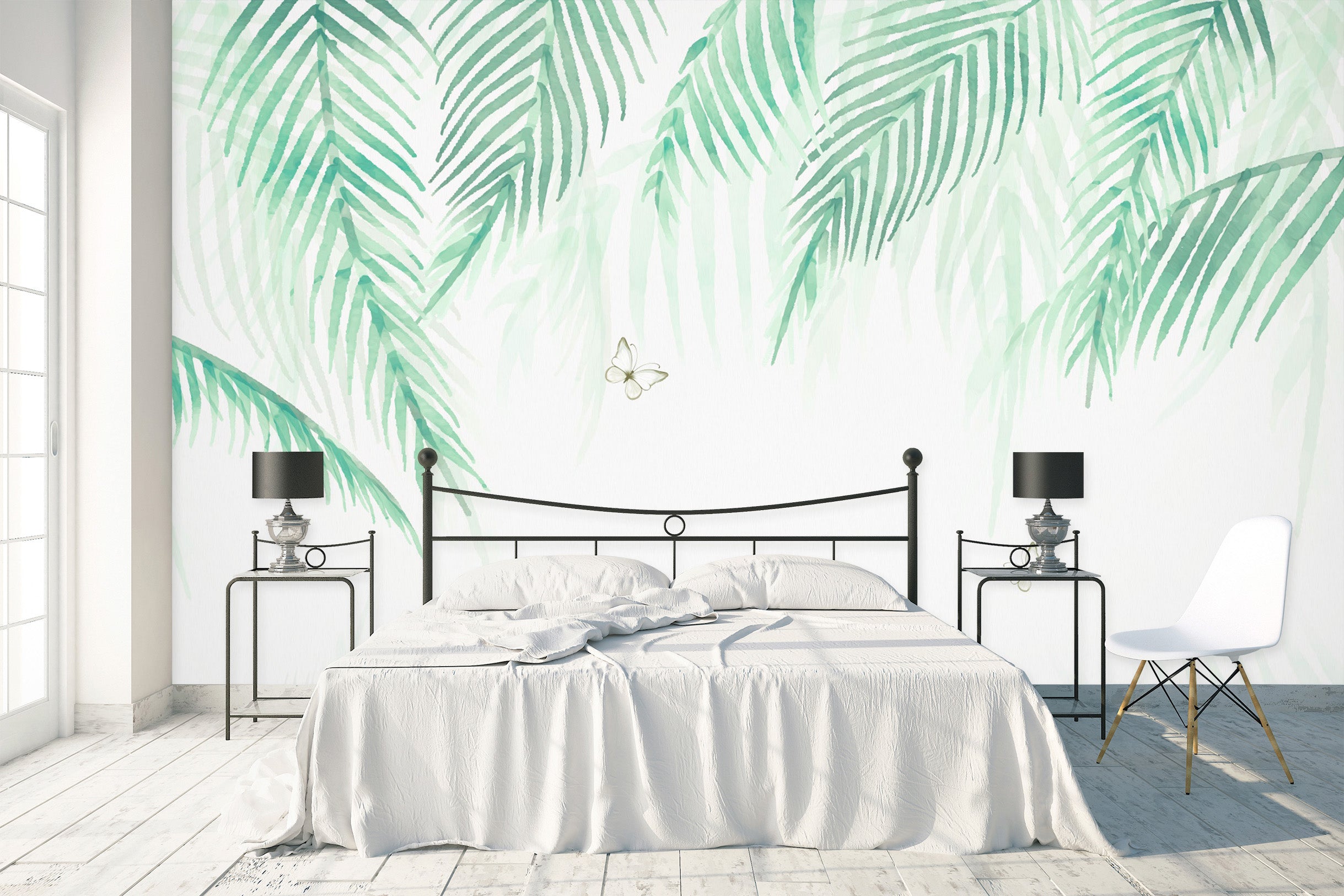 3D Green Leaf 1614 Wall Murals
