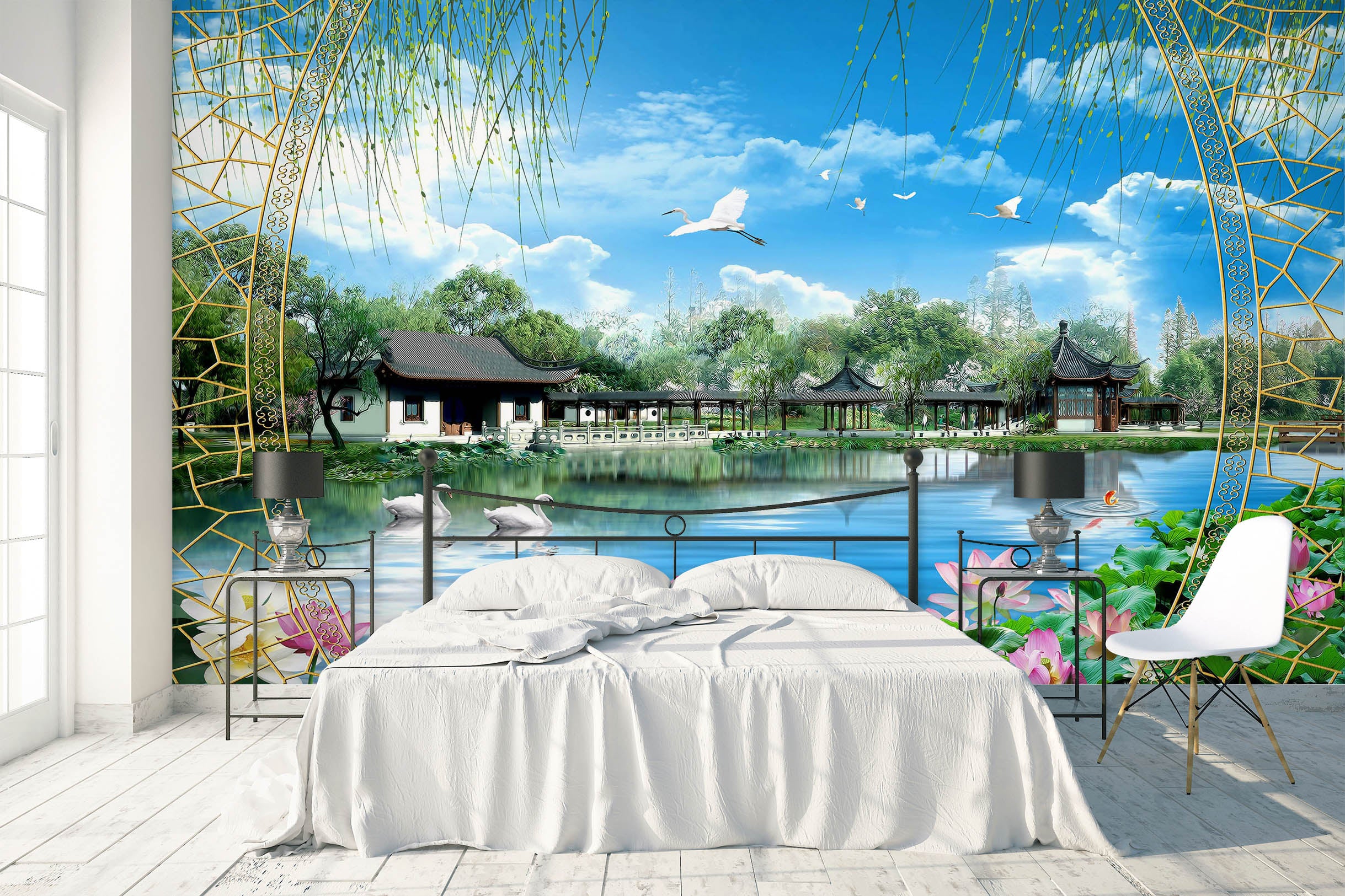 3D Spring Park 1623 Wall Murals