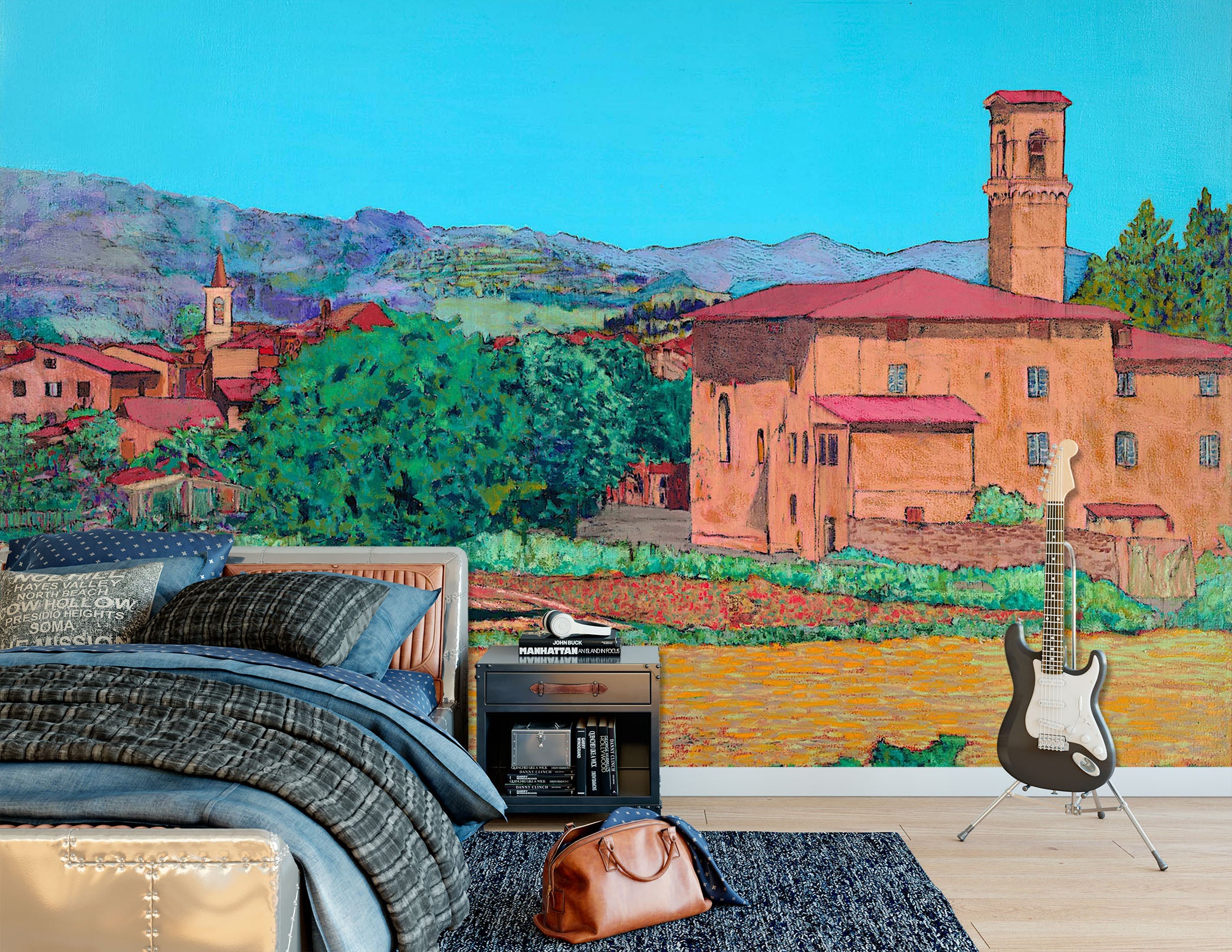 3D Painted Villa 252 Allan P. Friedlander Wall Mural Wall Murals