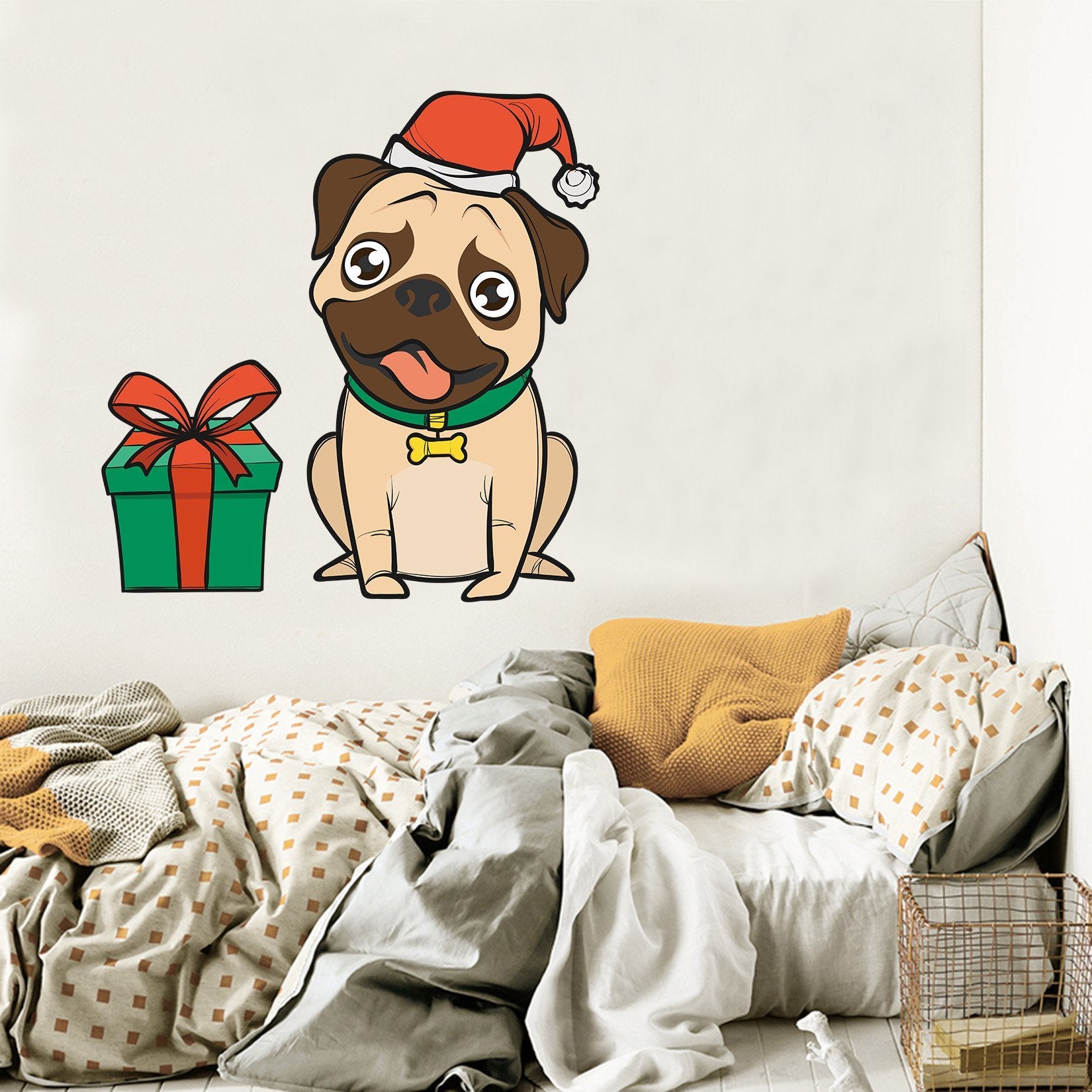 3D Shar Pei Gift Box 13 Wall Stickers Wallpaper AJ Wallpaper 