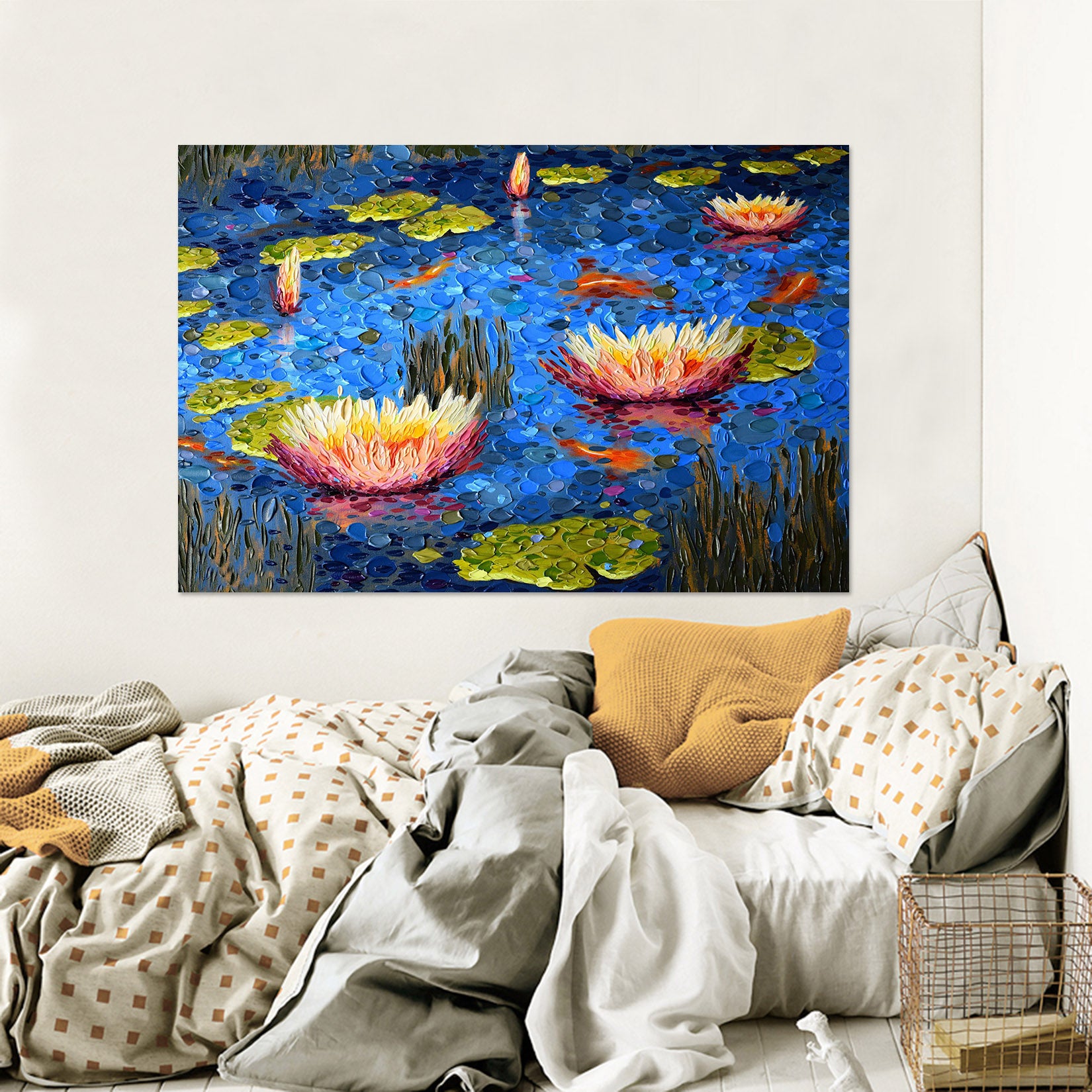 3D Lotus Pond 015 Dena Tollefson Wall Sticker