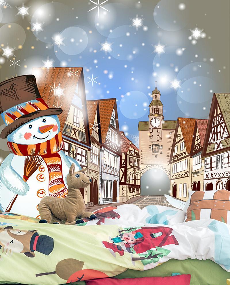 3D Town Snowman 107 Wallpaper AJ Wallpaper 