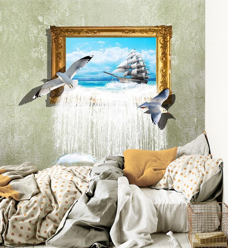 3D Flying Seagull 32 Wallpaper AJ Wallpaper 