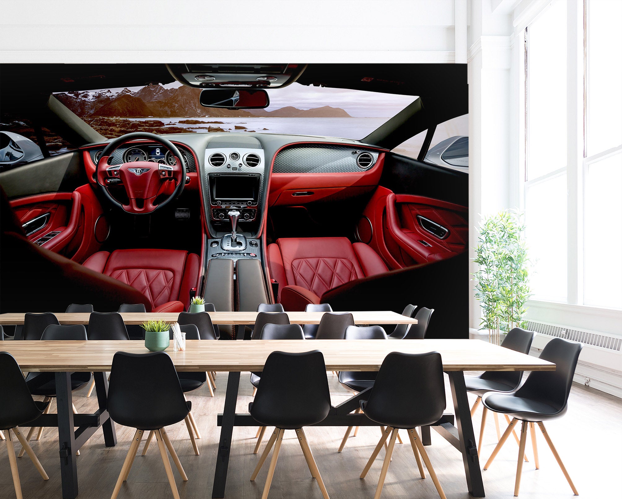 3D Luxury Car Seat 109 Vehicle Wall Murals