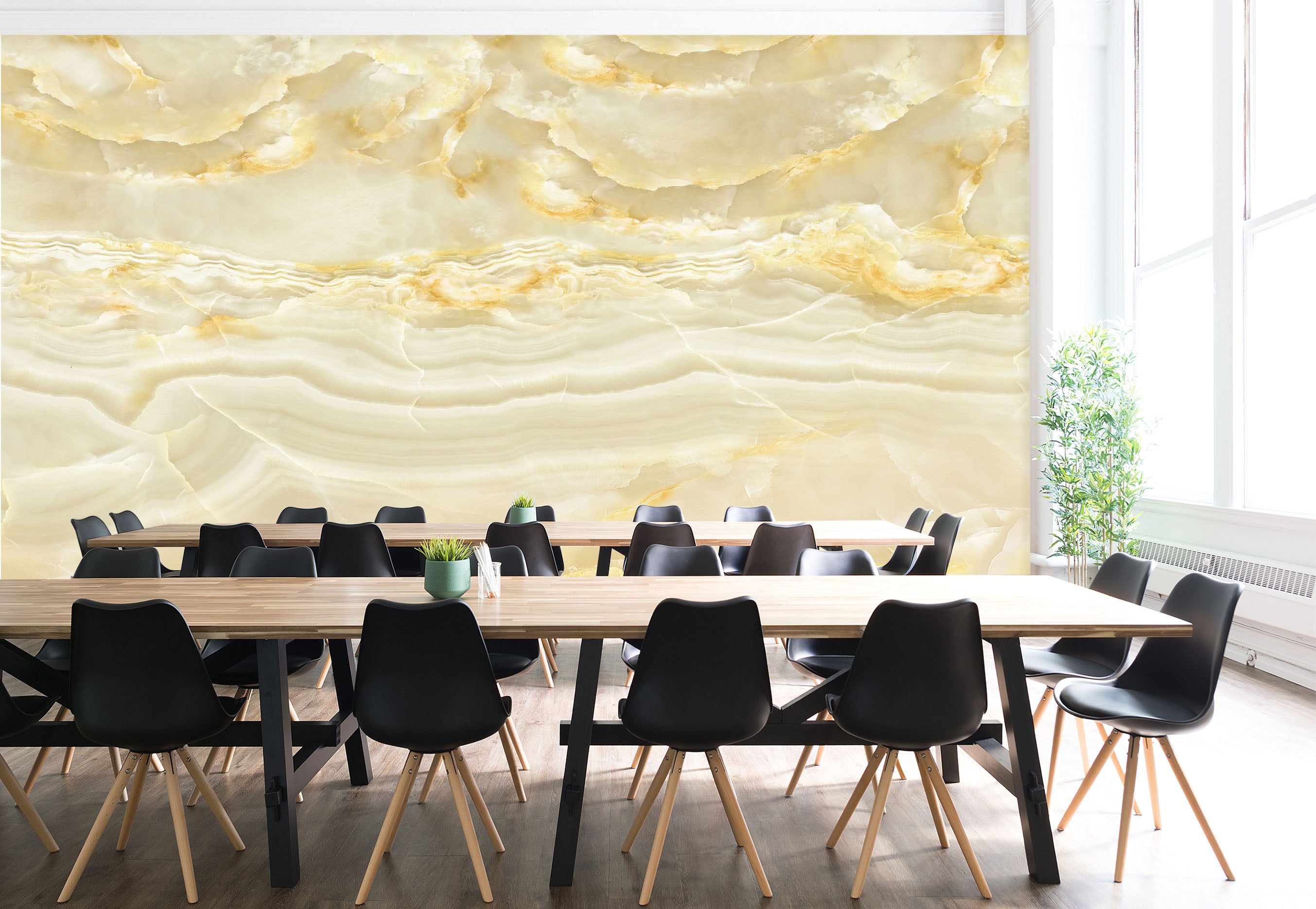 3D Abstract Yellow 1507 Wall Murals