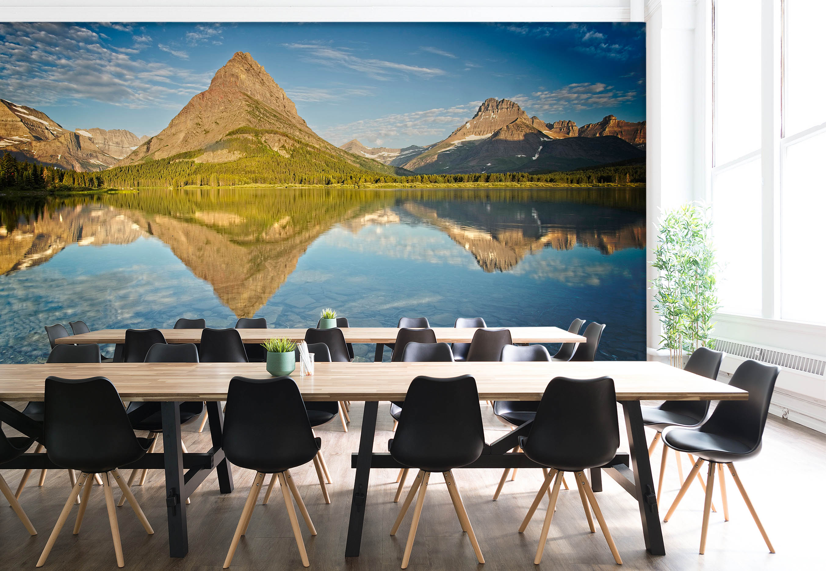 3D Water Mountain 129 Kathy Barefield Wall Mural Wall Murals