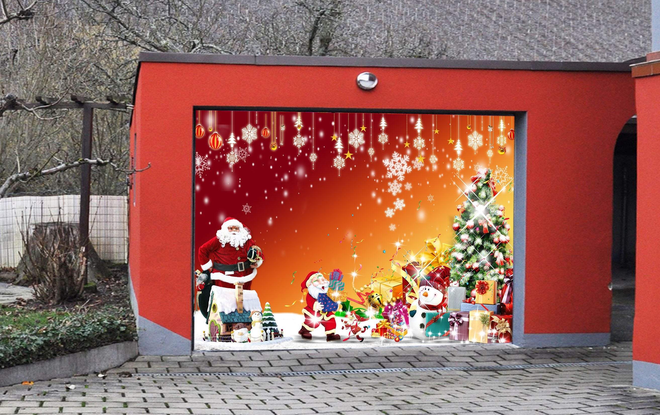 3D Santa Claus Gifts 437 Garage Door Mural Wallpaper AJ Wallpaper 