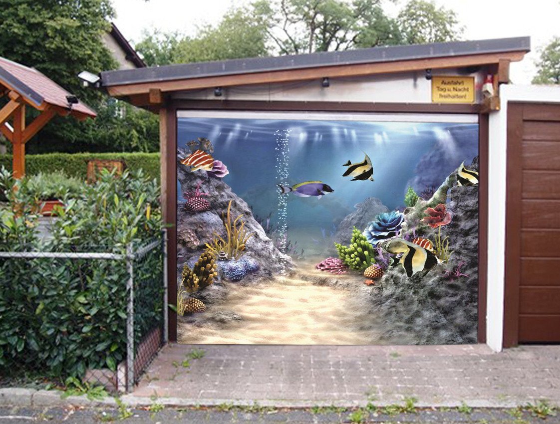 3D Seabed Path 206 Garage Door Mural Wallpaper AJ Wallpaper 