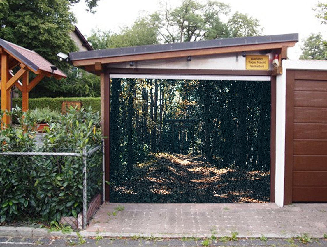 3D Dense Lush Forest 151 Garage Door Mural Wallpaper AJ Wallpaper 