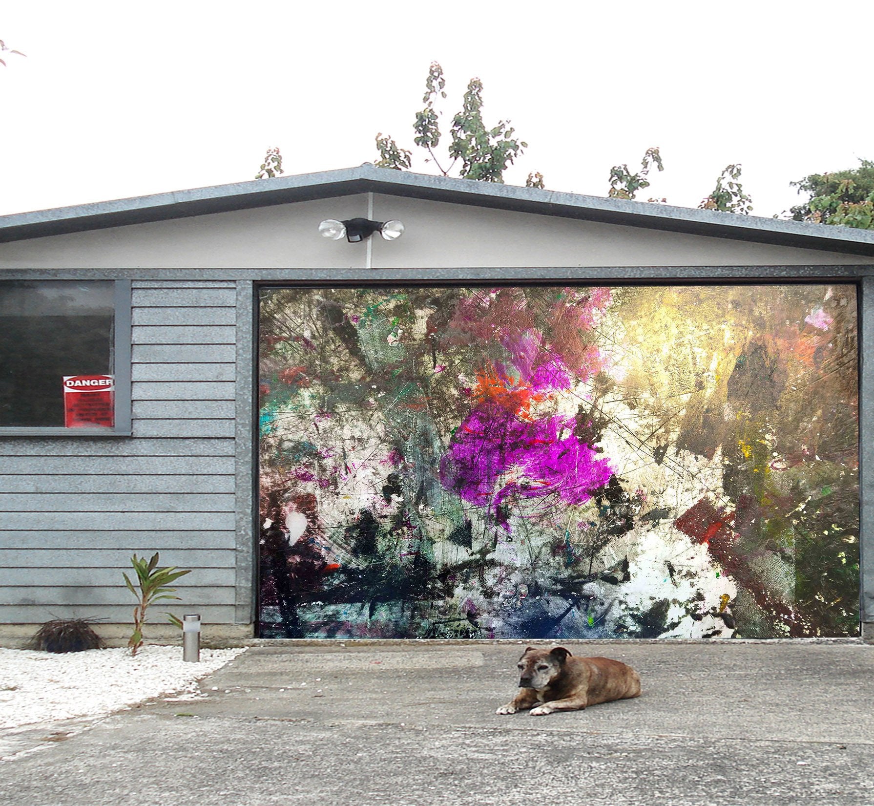 3D Mottled Graffiti 324 Garage Door Mural Wallpaper AJ Wallpaper 