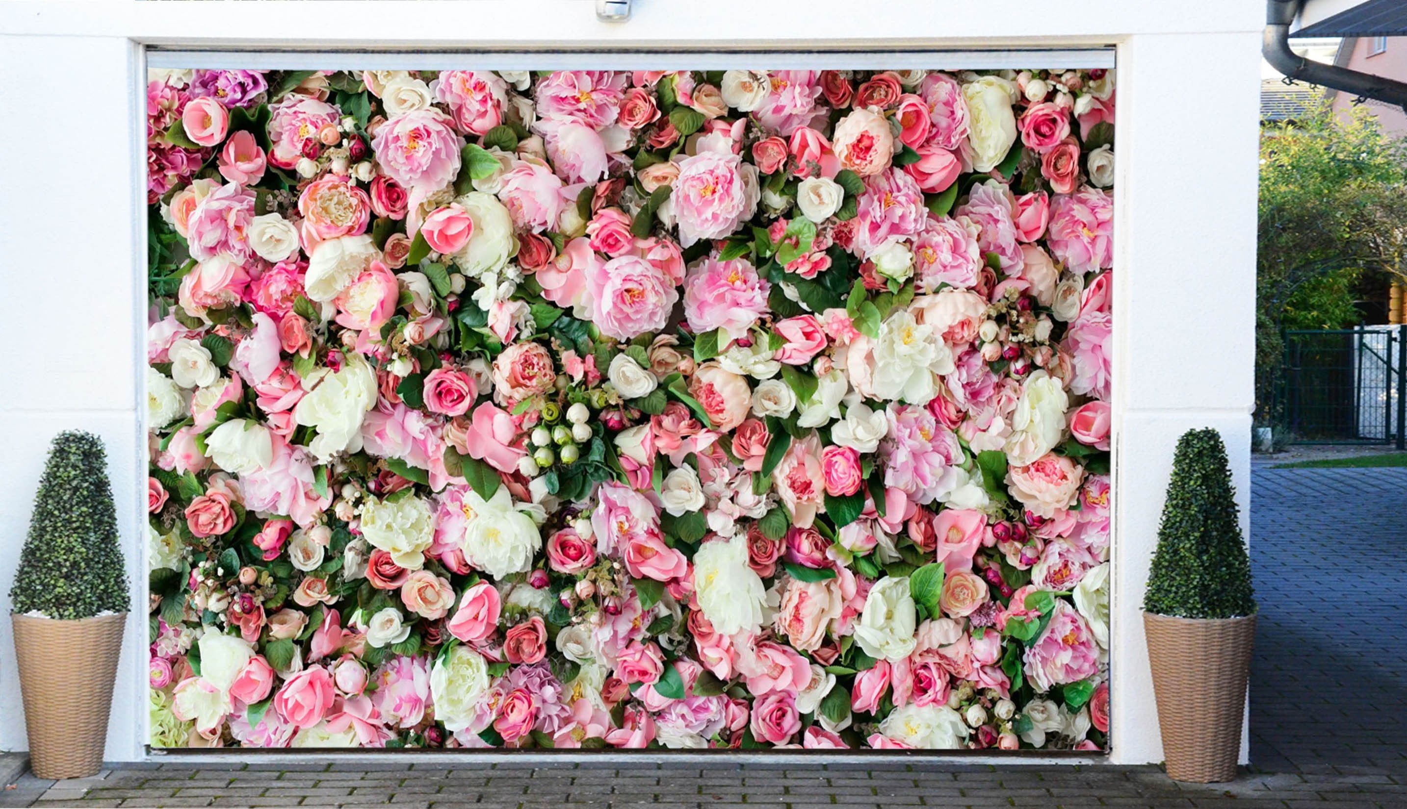3D Fresh Flowers 405 Garage Door Mural Wallpaper AJ Wallpaper 