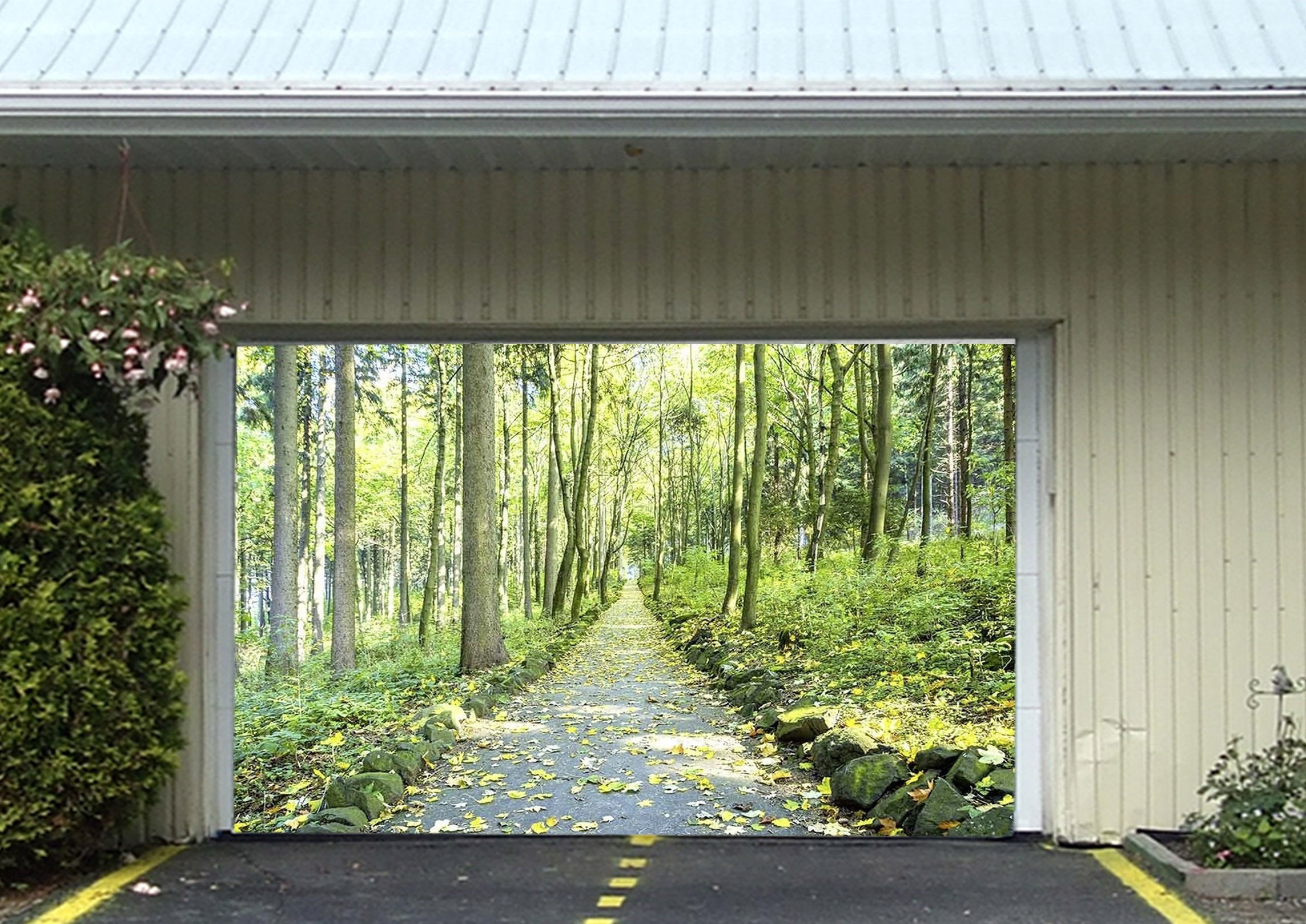 3D Forest Road Scenery 364 Garage Door Mural Wallpaper AJ Wallpaper 