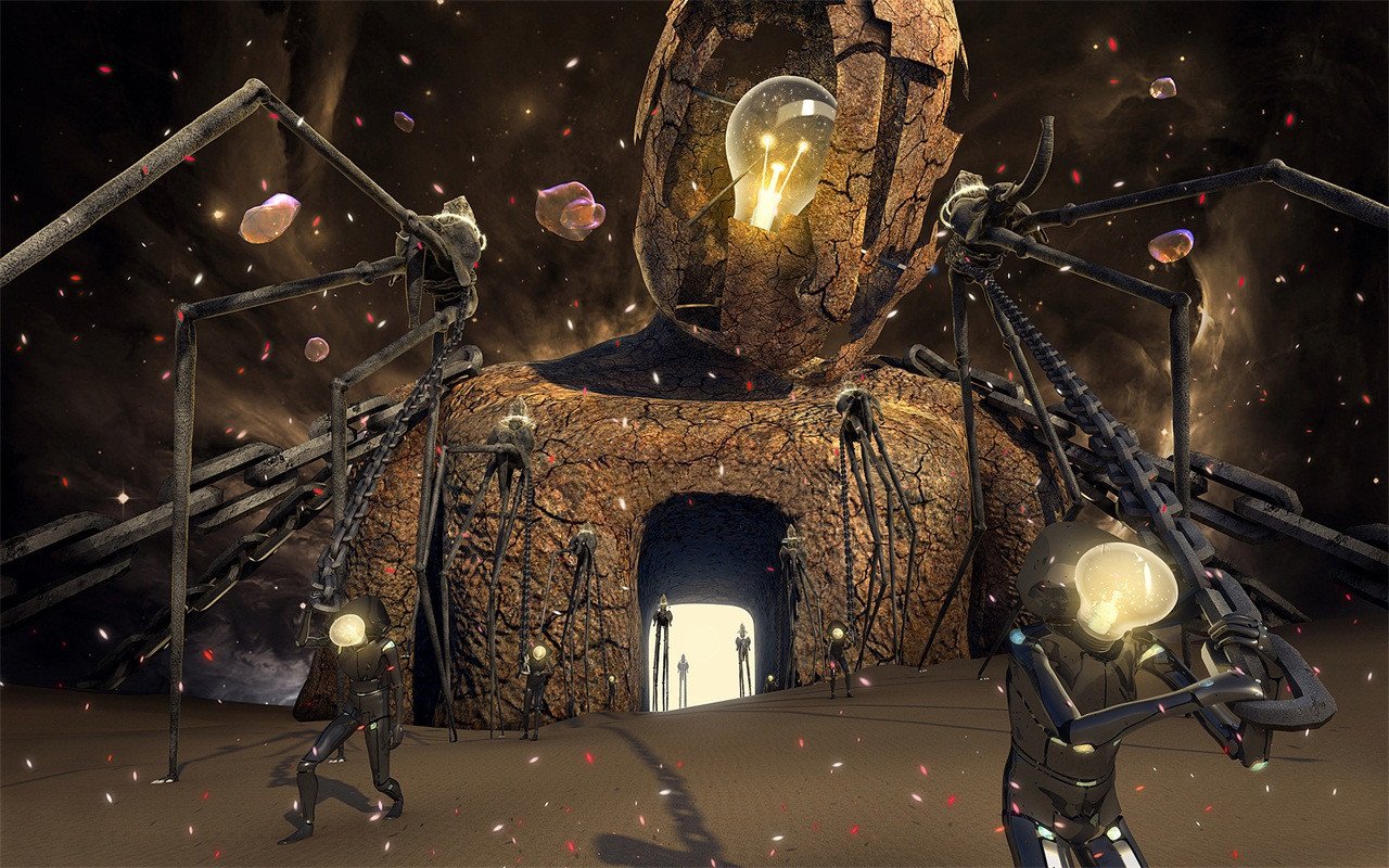 3D Light Bulbs People 184 Garage Door Mural Wallpaper AJ Wallpaper 