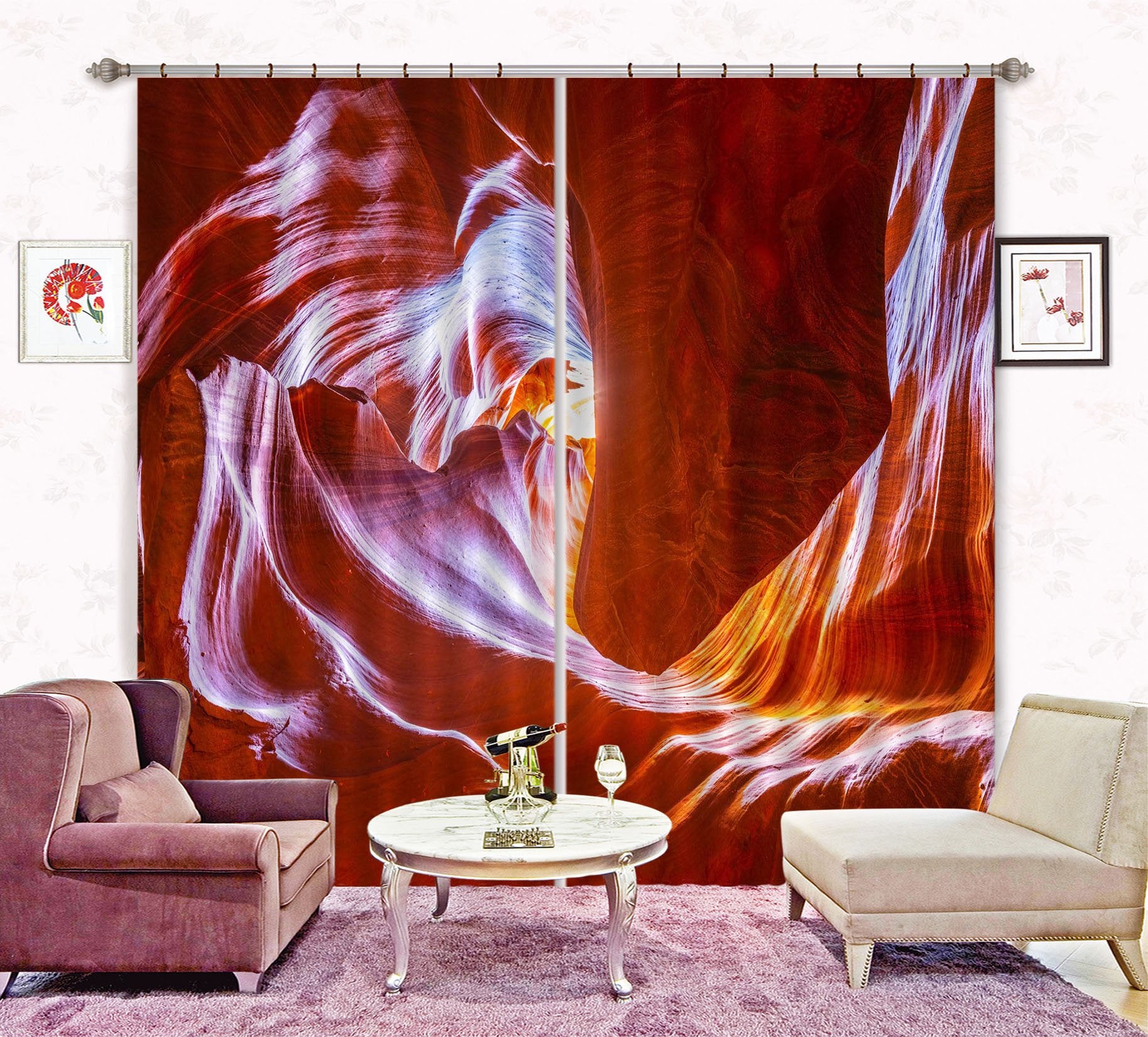 3D Abstract Pattern 044 Marco Carmassi Curtain Curtains Drapes Wallpaper AJ Wallpaper 